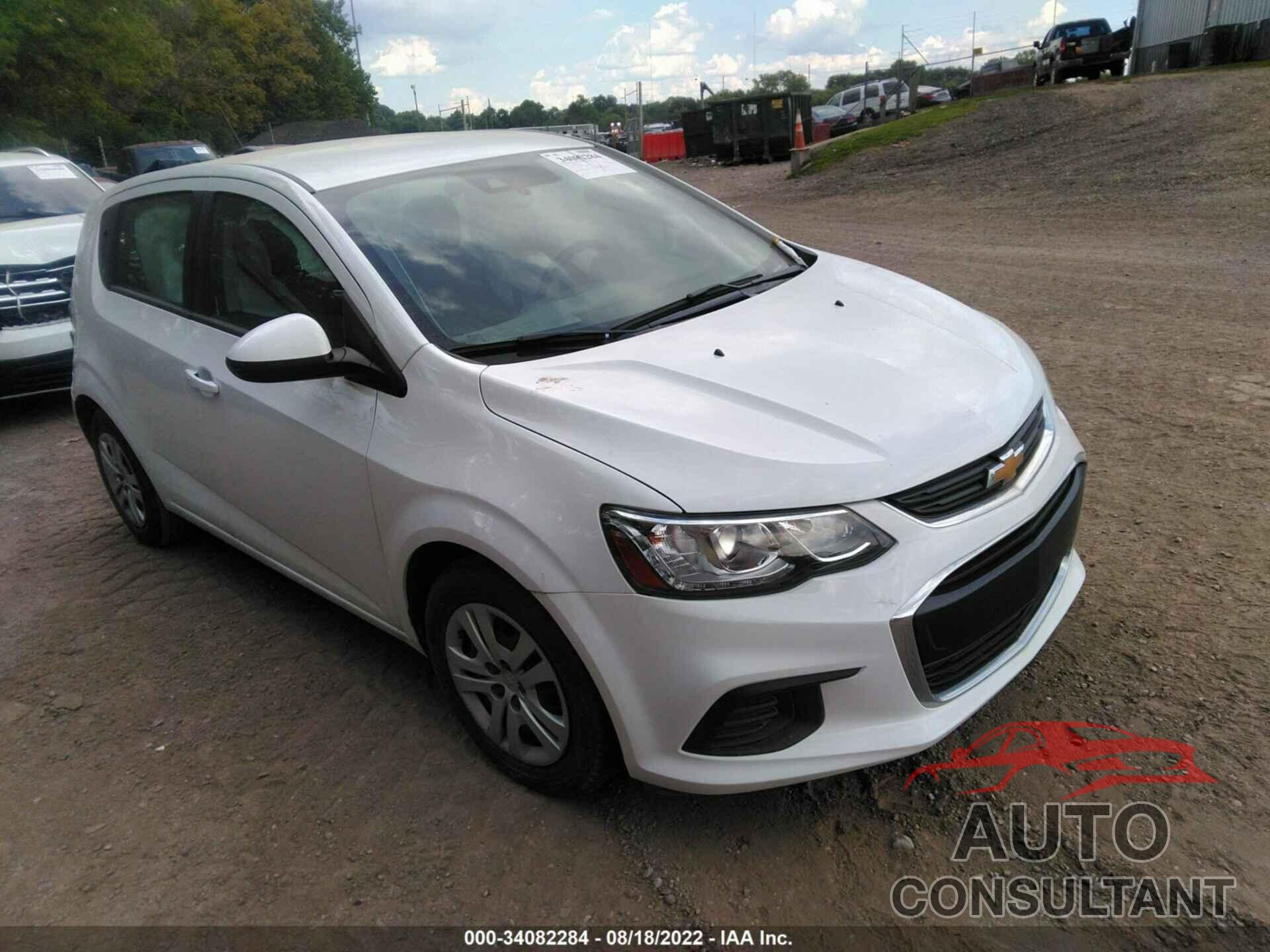 CHEVROLET SONIC 2020 - 1G1JG6SB8L4110625