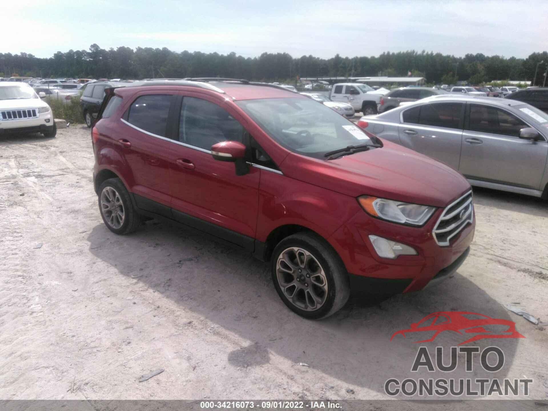 FORD ECOSPORT 2018 - MAJ6P1WL9JC210874