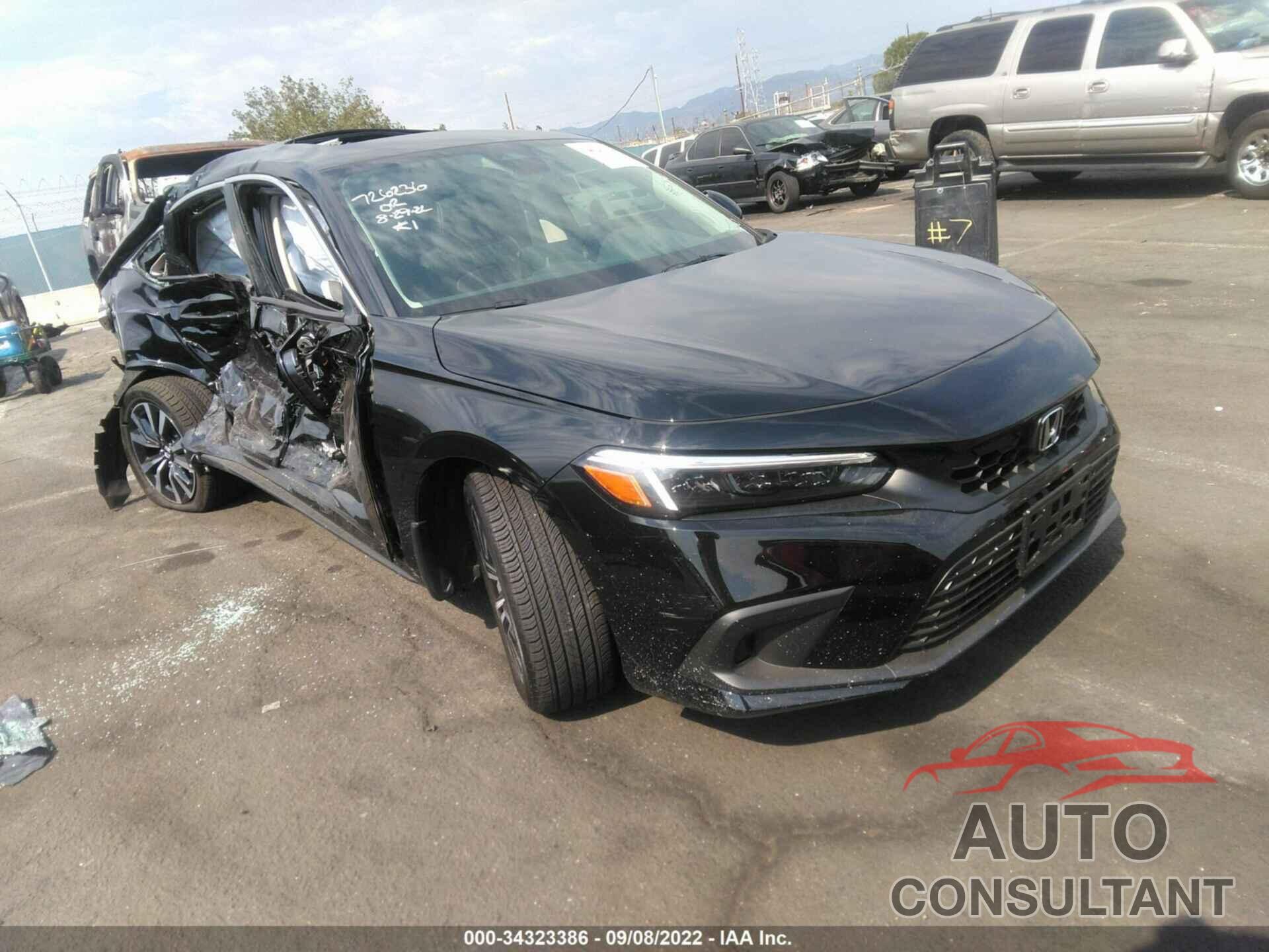 HONDA CIVIC HATCHBACK 2022 - 19XFL1H75NE012507
