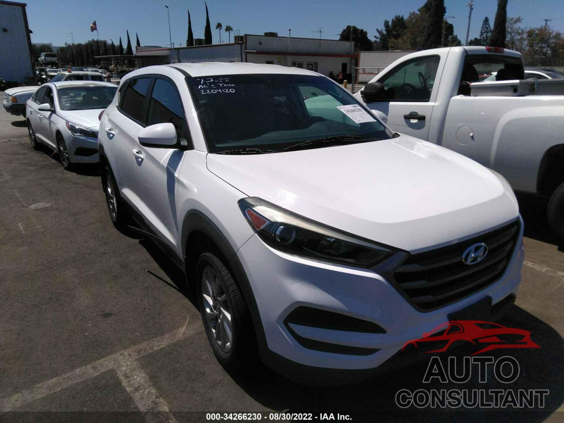 HYUNDAI TUCSON 2016 - KM8J23A43GU103445