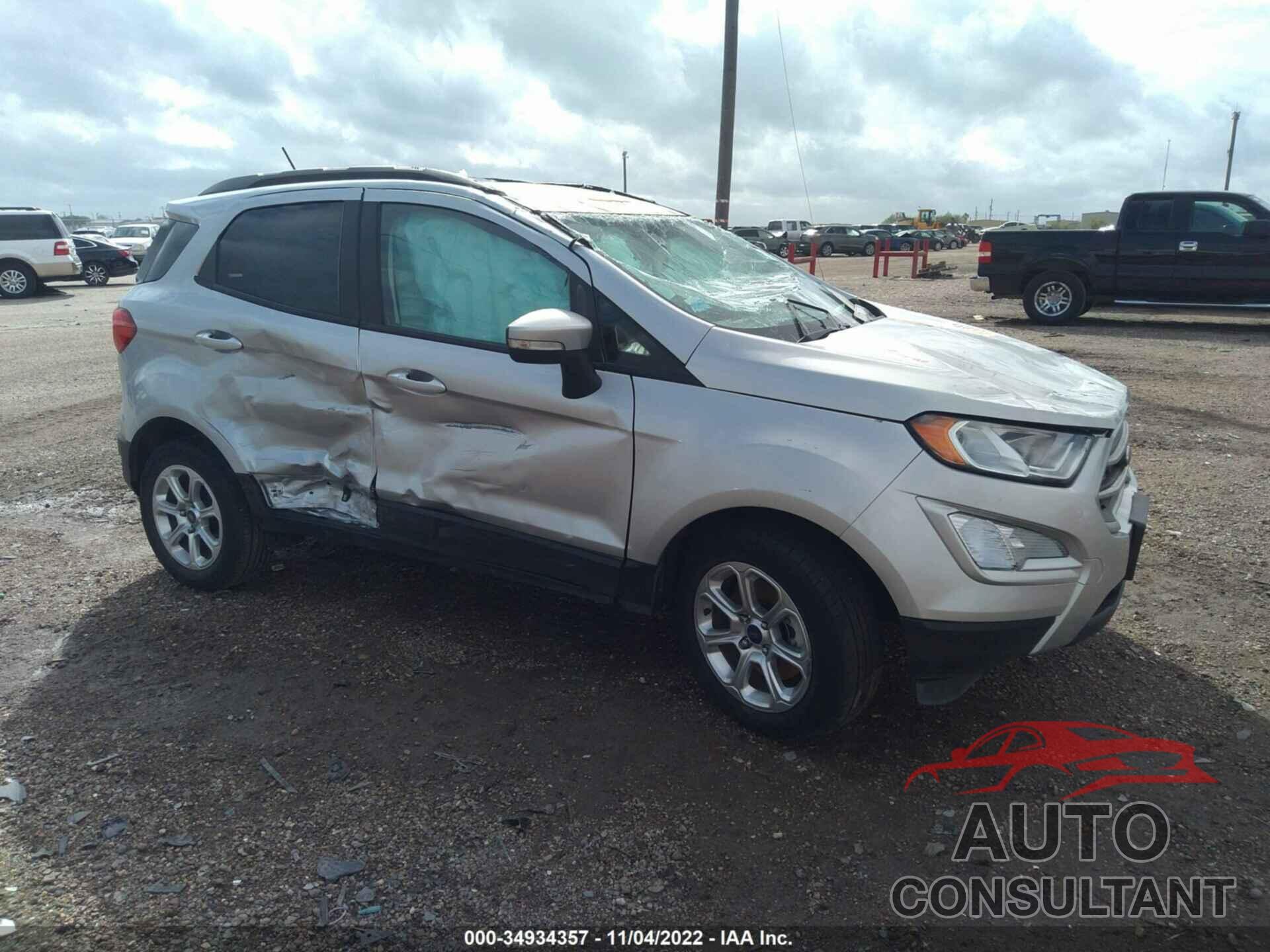 FORD ECOSPORT 2018 - MAJ3P1TE7JC226824