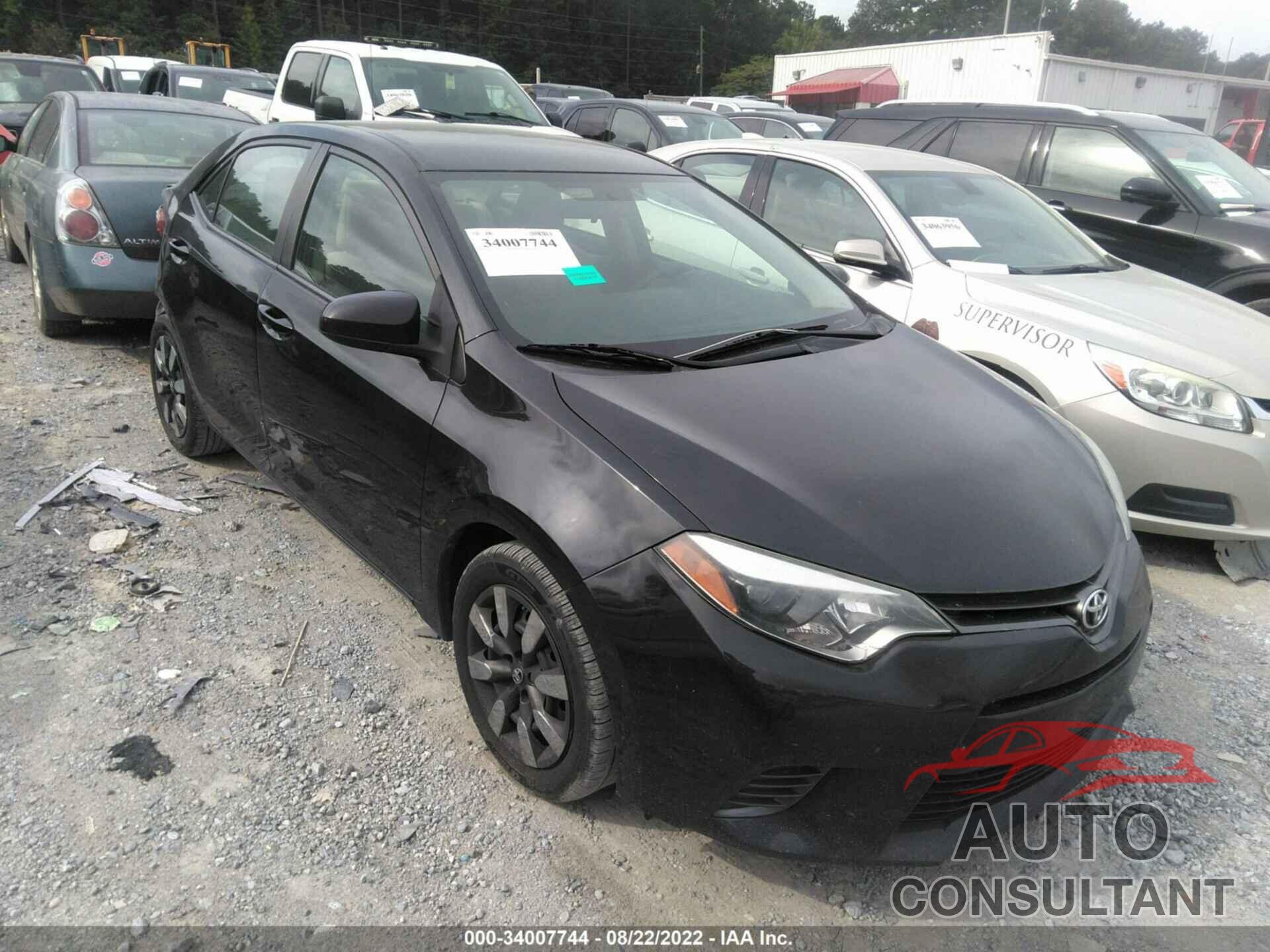 TOYOTA COROLLA 2016 - 2T1BURHE5GC689437