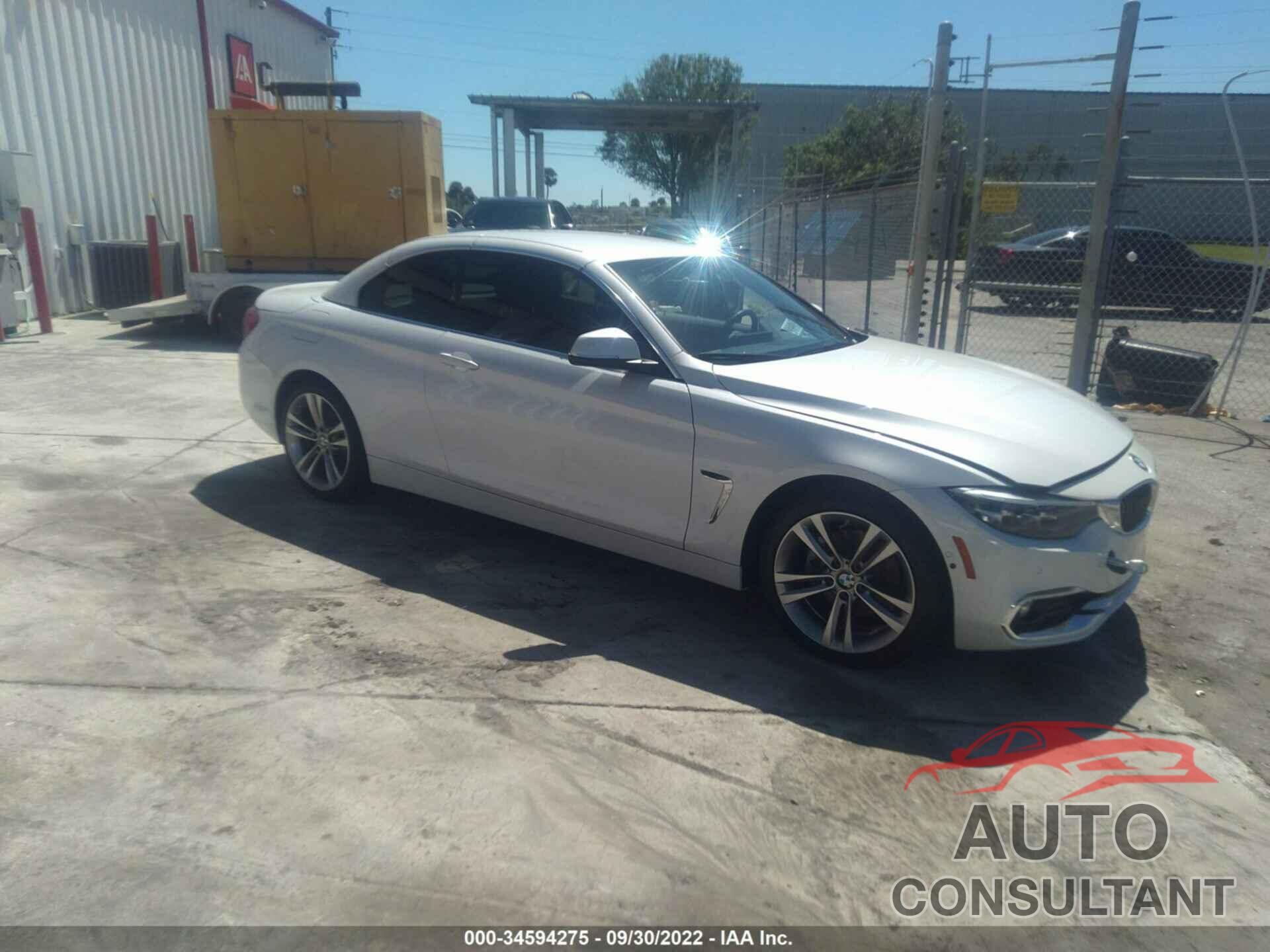 BMW 4 SERIES 2018 - WBA4Z1C58JEC58887