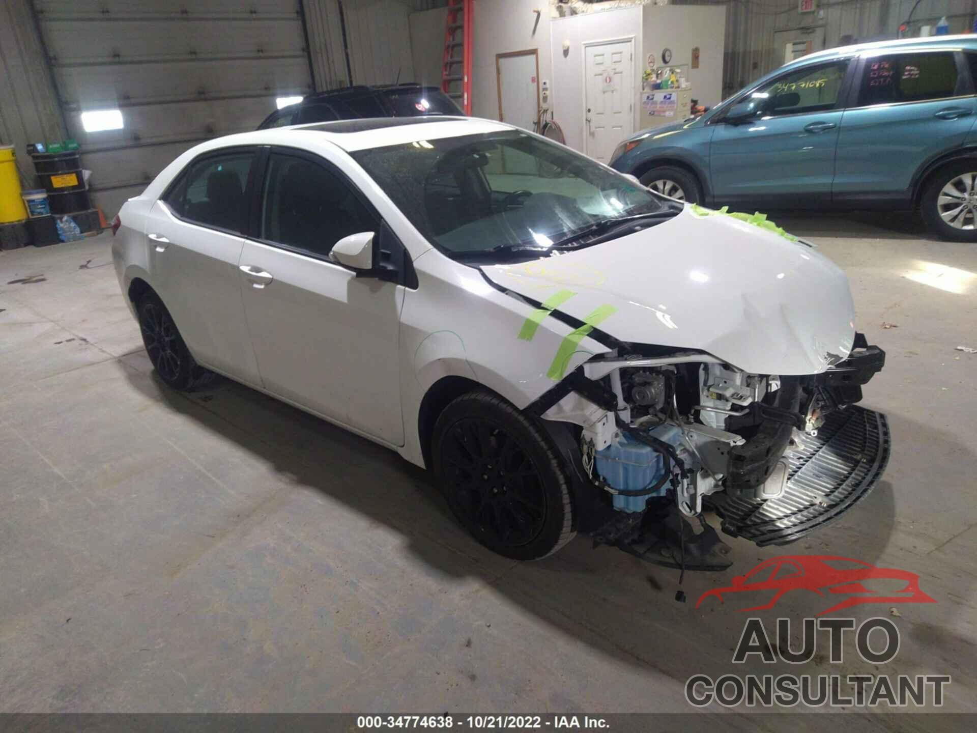 TOYOTA COROLLA 2016 - 2T1BURHEXGC567785