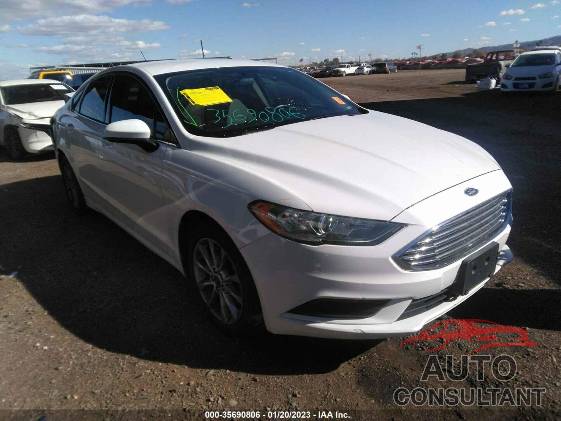 FORD FUSION 2017 - 3FA6P0H78HR186492