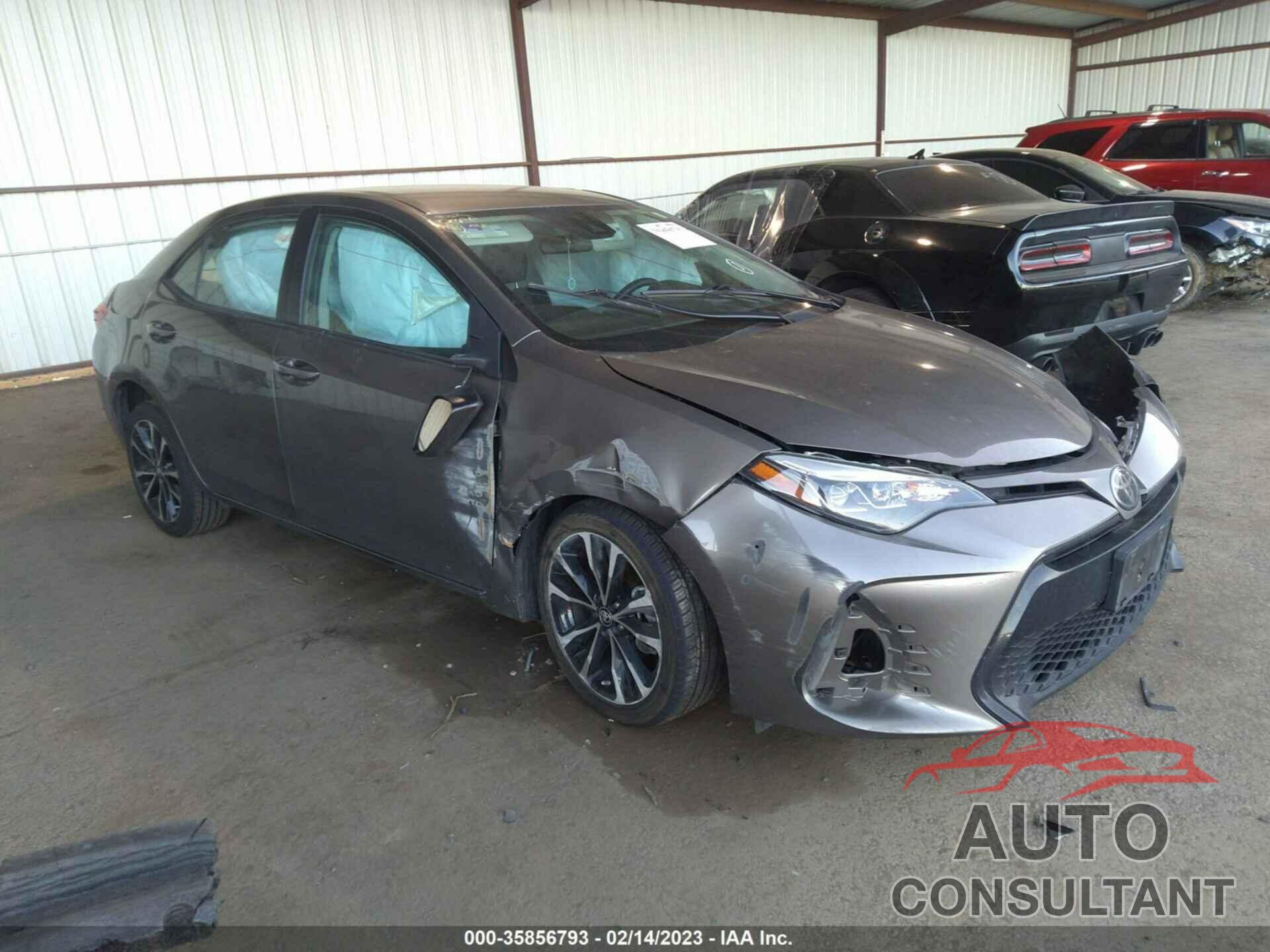 TOYOTA COROLLA 2018 - 2T1BURHE3JC104443