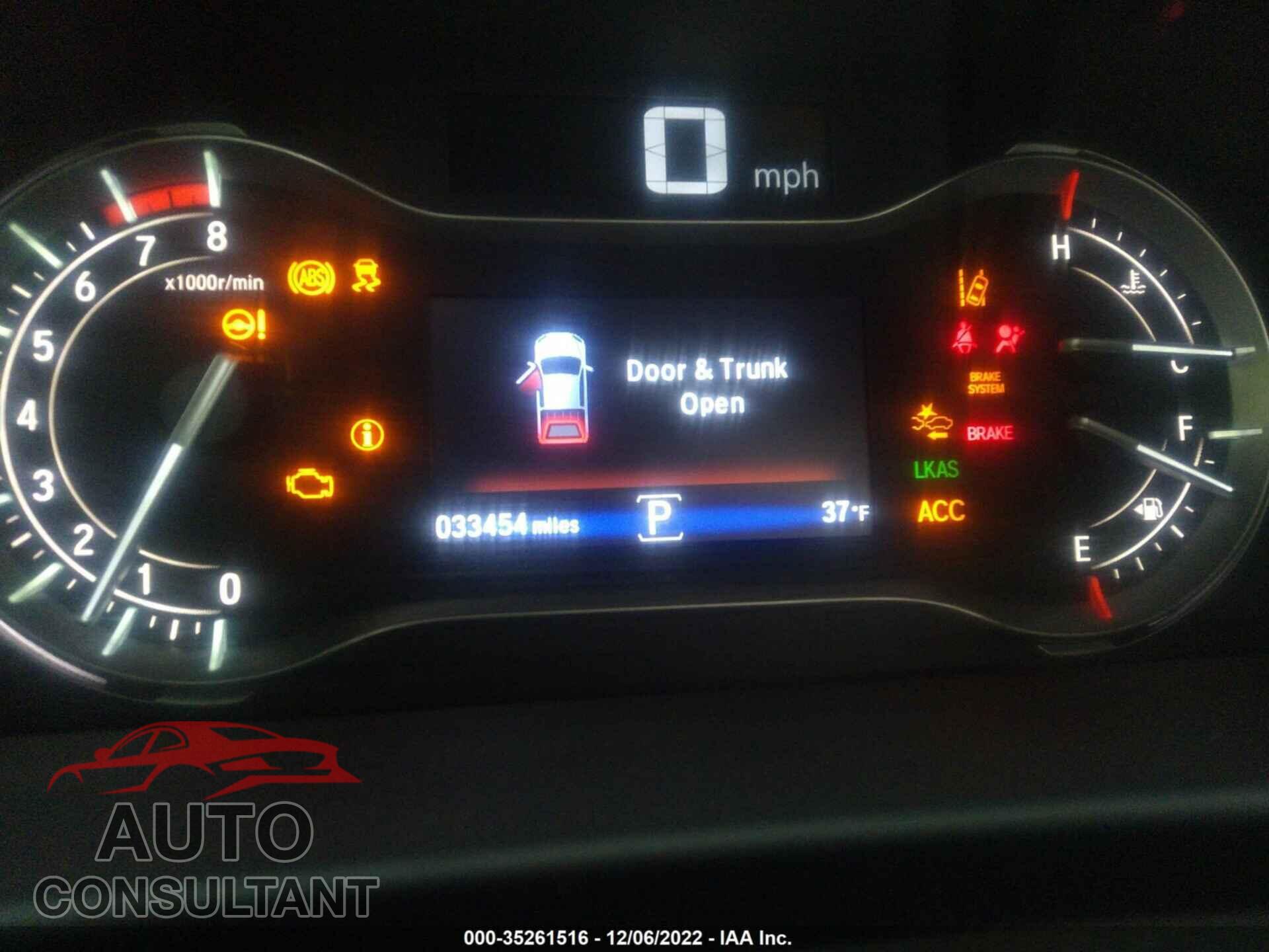 HONDA RIDGELINE 2020 - 5FPYK3F5XLB021663