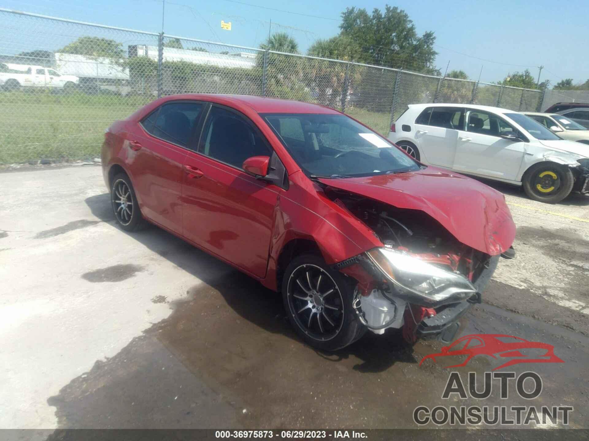TOYOTA COROLLA 2016 - 2T1BURHE6GC548568