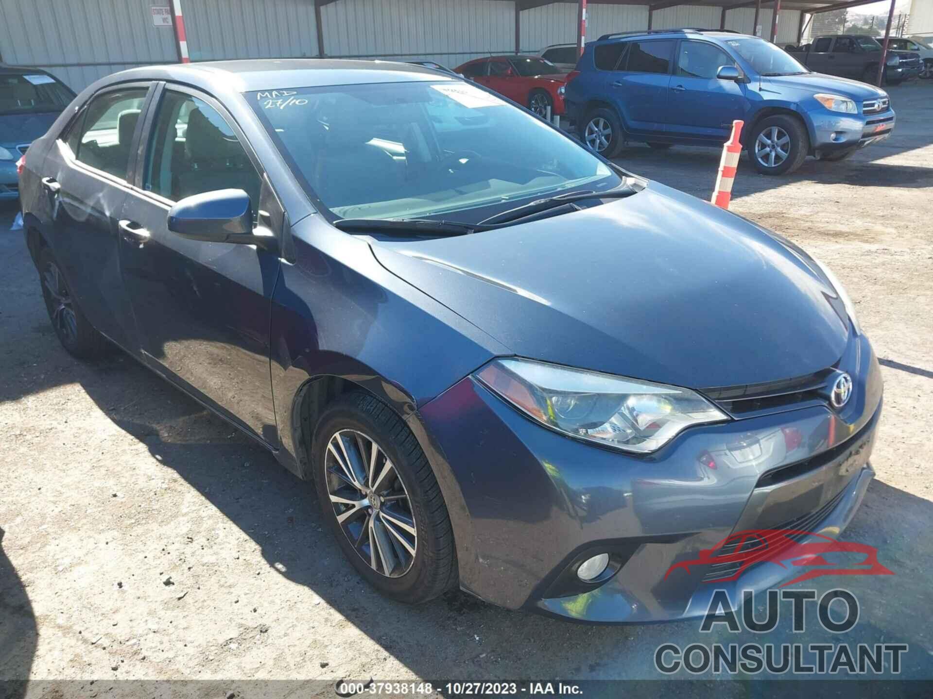 TOYOTA COROLLA 2016 - 5YFBURHE3GP432406