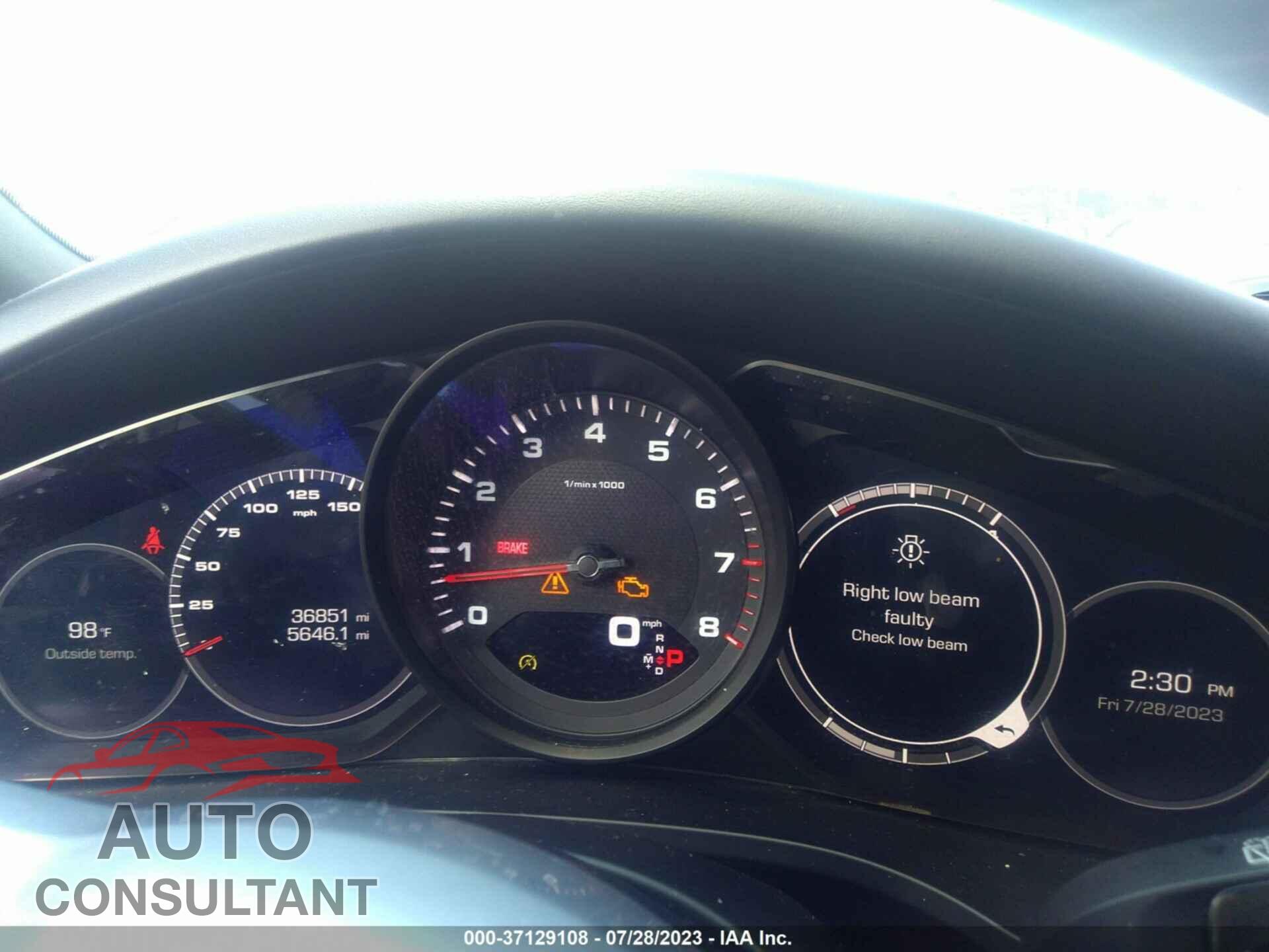 PORSCHE CAYENNE 2020 - WP1AA2AY2LDA09344