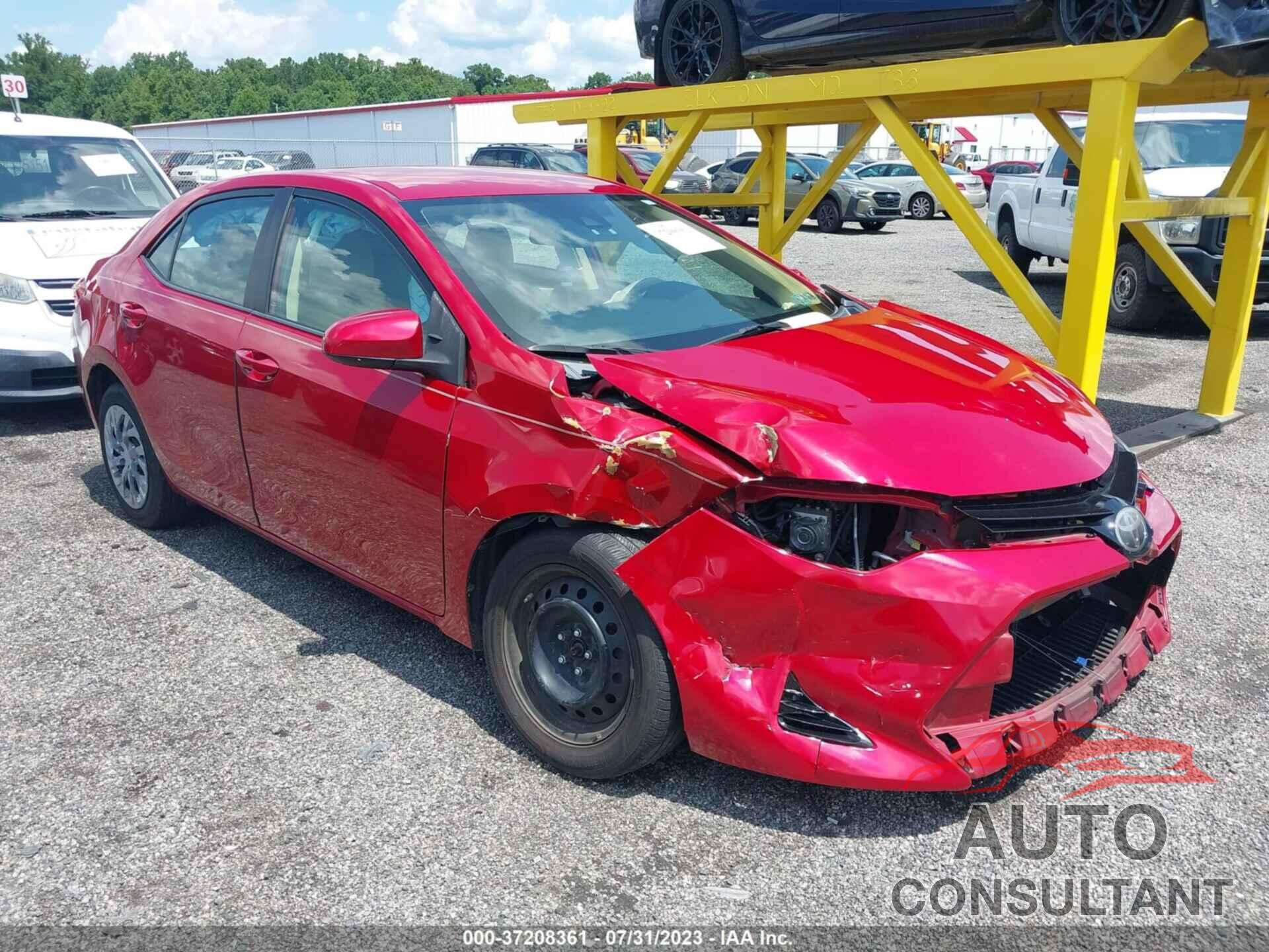 TOYOTA COROLLA 2017 - 2T1BURHE6HC772005