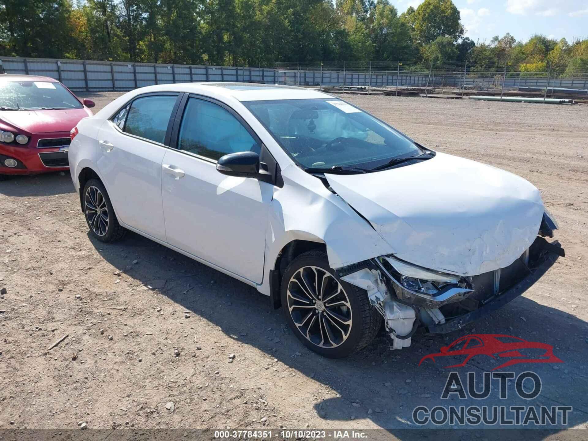 TOYOTA COROLLA 2015 - 2T1BURHE2FC280049
