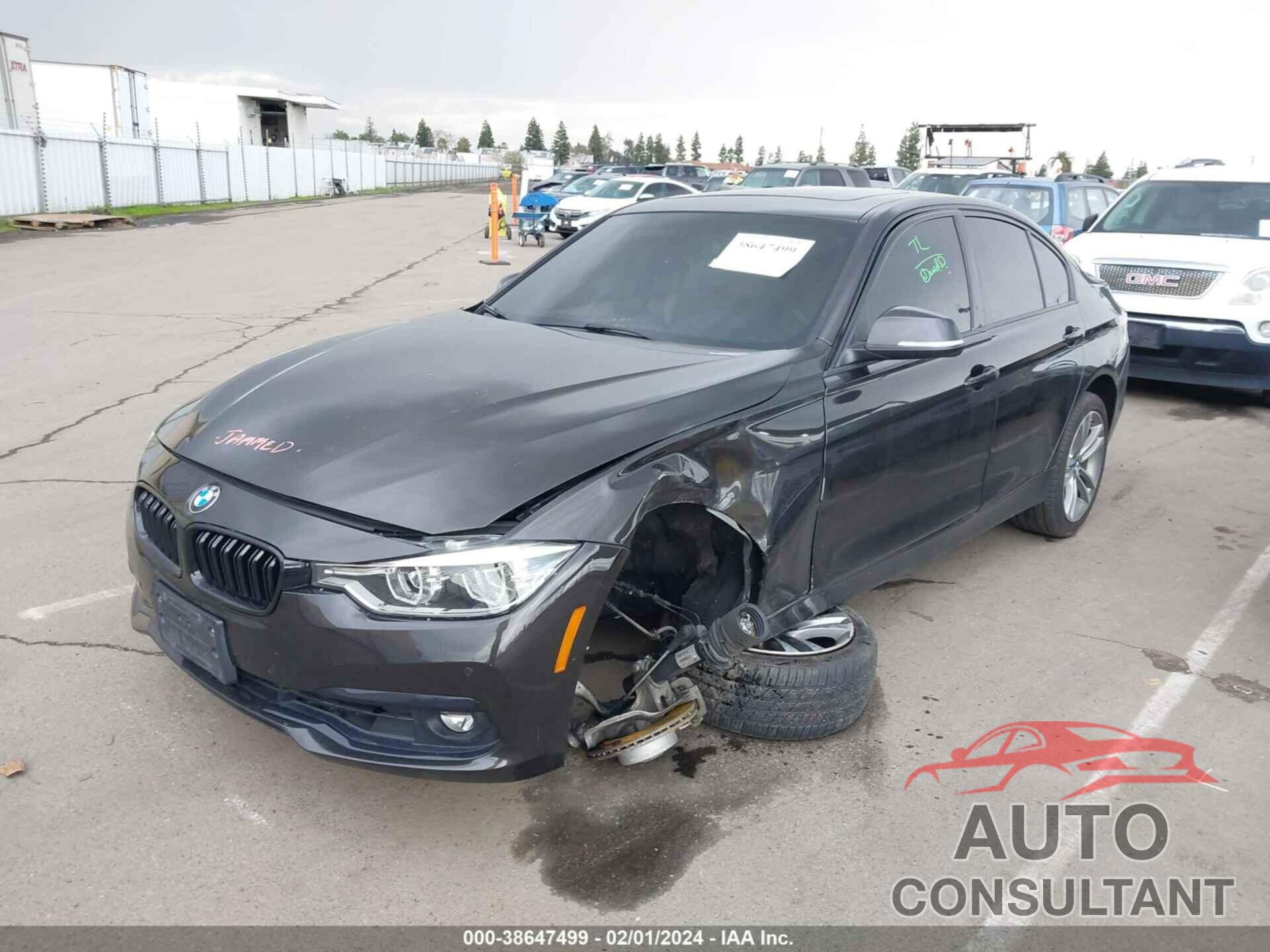 BMW 328I 2016 - WBA8E9G57GNT43702