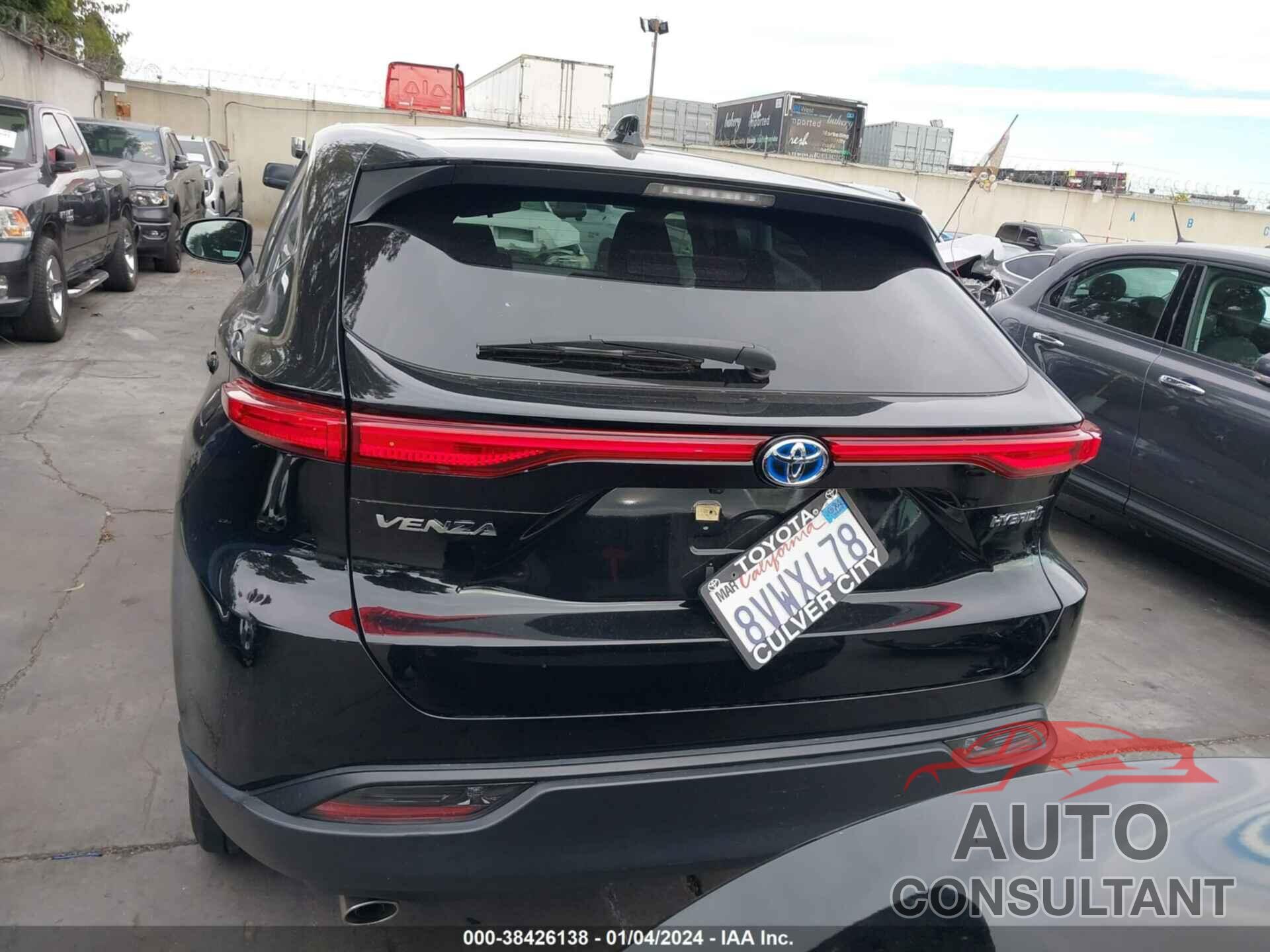 TOYOTA VENZA 2021 - JTEAAAAH6MJ025072