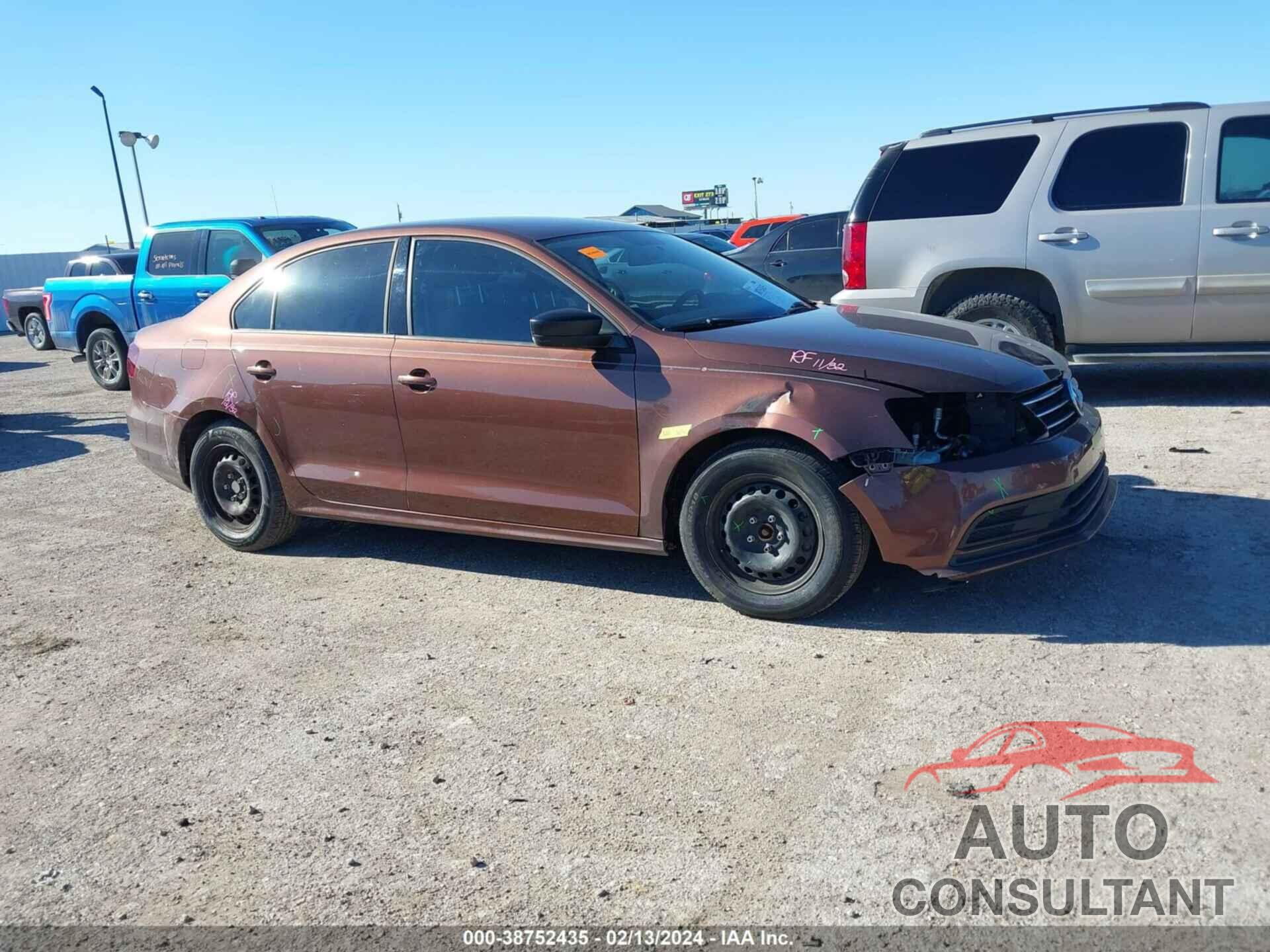 VOLKSWAGEN JETTA 2016 - 3VW267AJ3GM401344