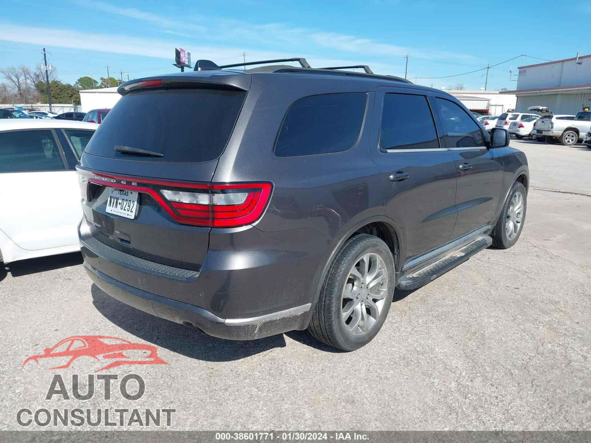 DODGE DURANGO 2017 - 1C4RDHAG0HC763538