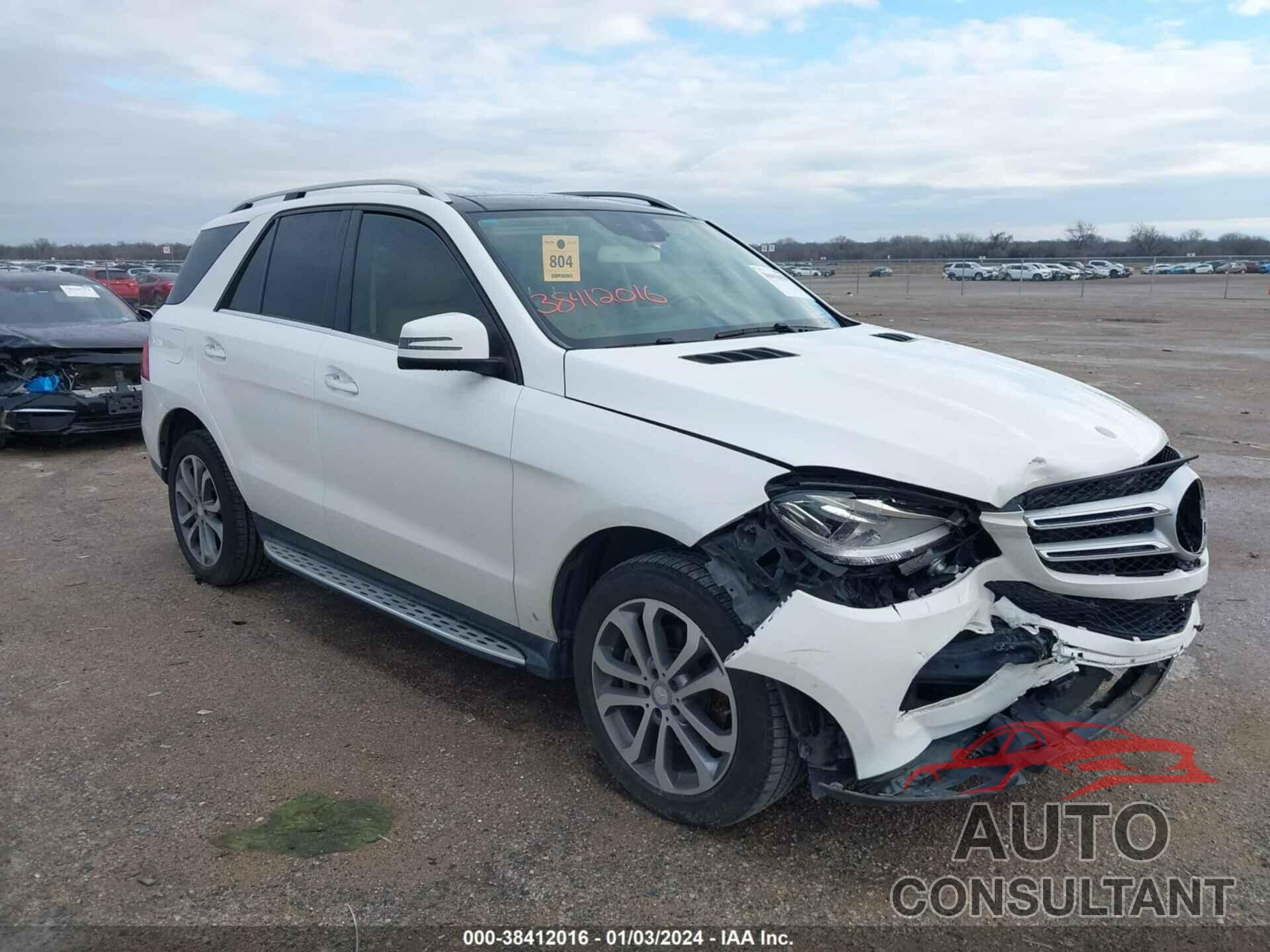 MERCEDES-BENZ GLE 2016 - 4JGDA5JB1GA633523