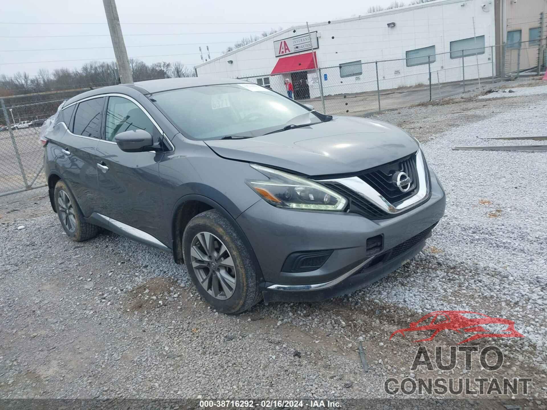 NISSAN MURANO 2018 - 5N1AZ2MH1JN179297