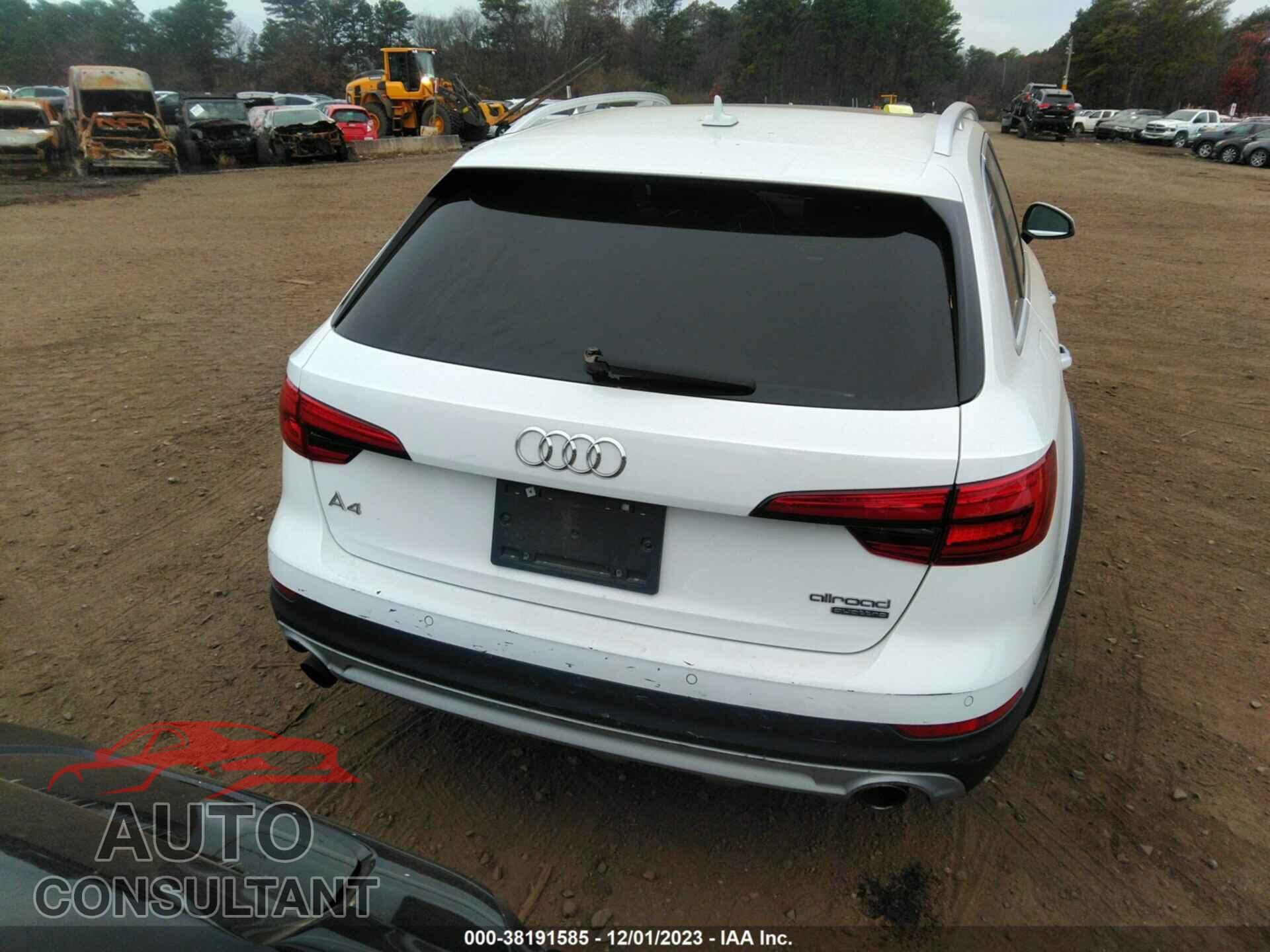 AUDI A4 ALLROAD 2017 - WA18NAF46HA043312