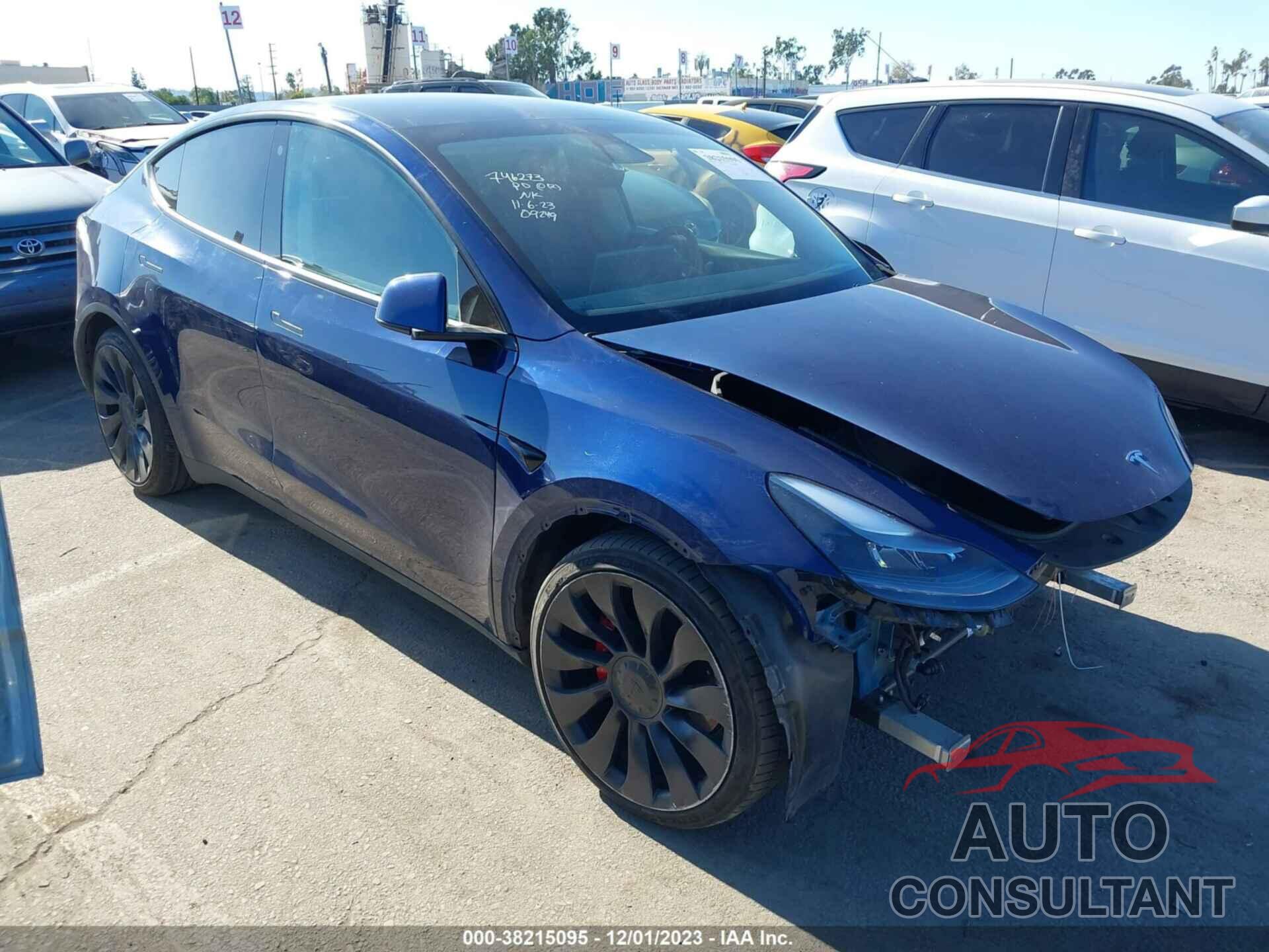 TESLA MODEL Y 2022 - 7SAYGDEF9NF406423