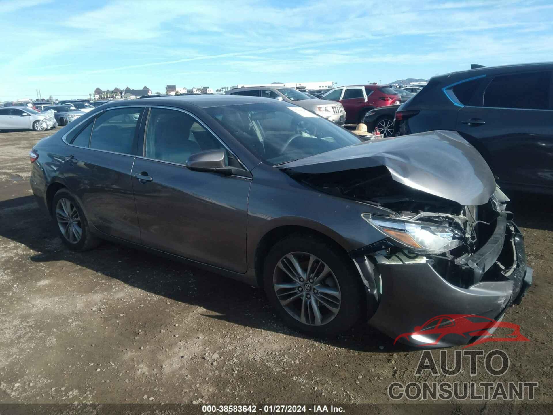 TOYOTA CAMRY 2017 - 4T1BF1FK9HU348417