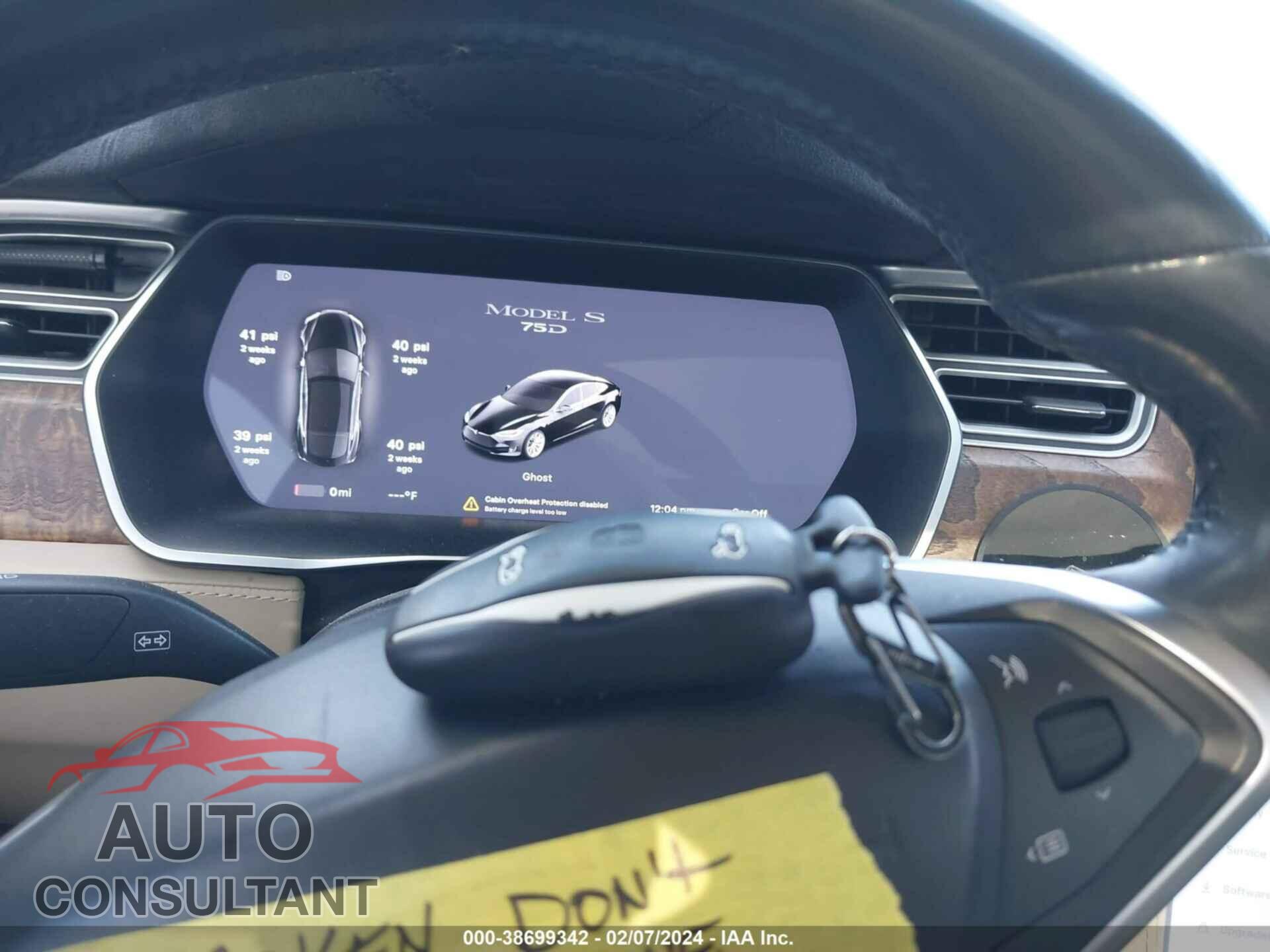 TESLA MODEL S 2016 - 5YJSA1E29GF167961