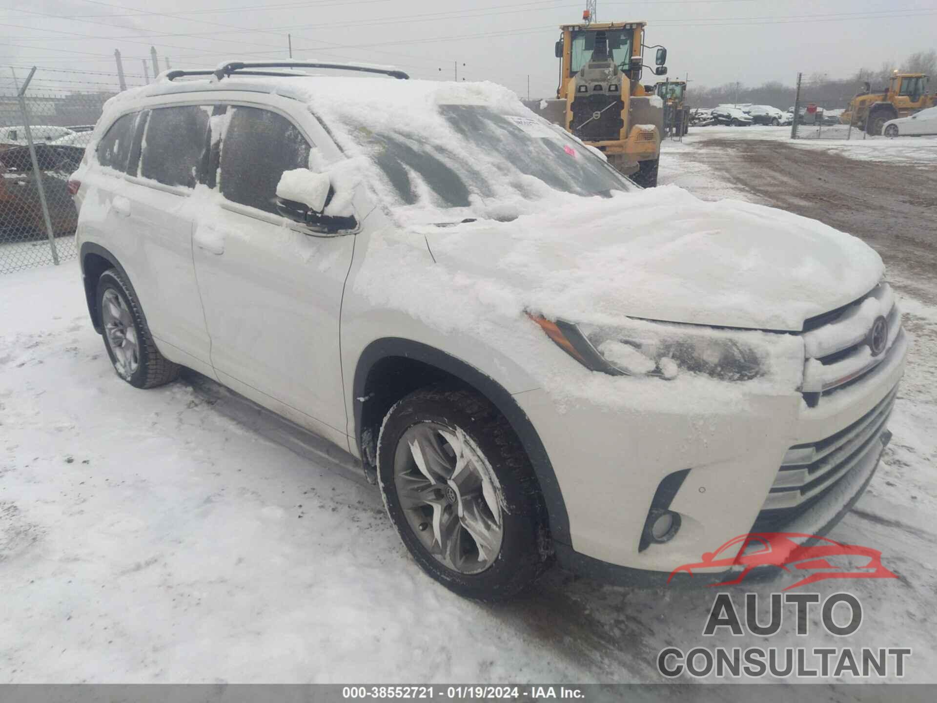 TOYOTA HIGHLANDER 2018 - 5TDDZRFH6JS492279