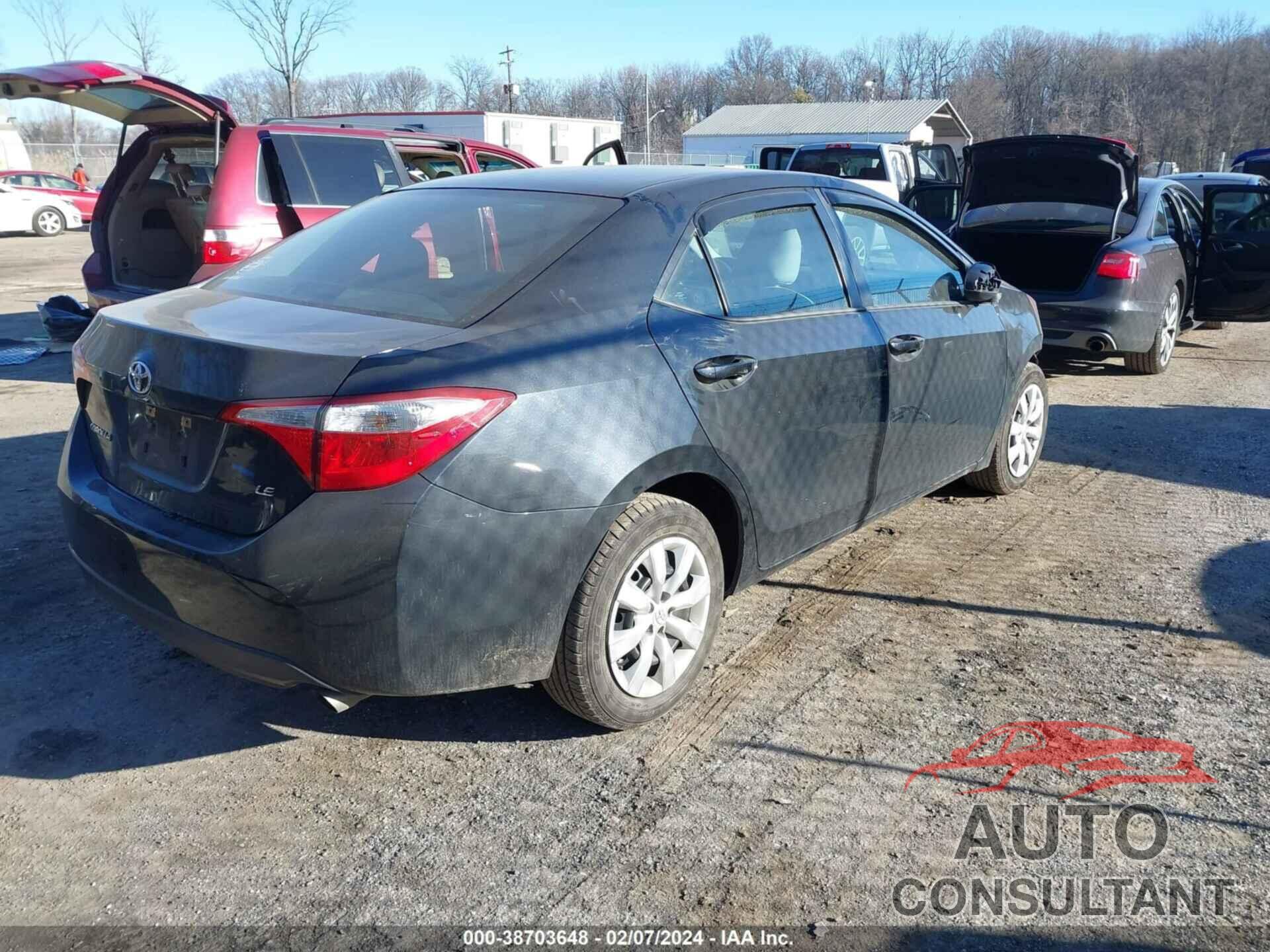 TOYOTA COROLLA 2016 - 5YFBURHE2GP507886