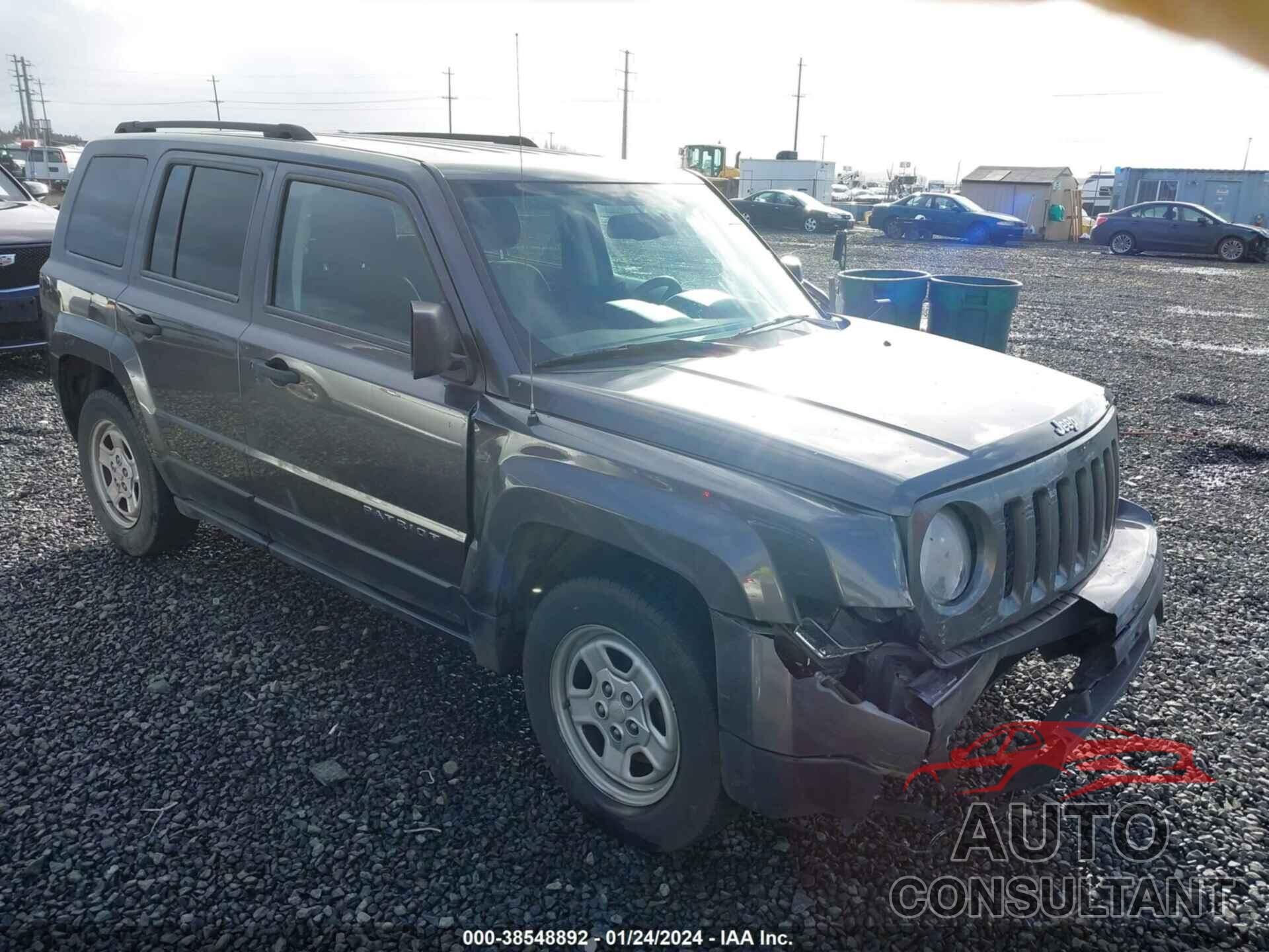 JEEP PATRIOT 2017 - 1C4NJPBA0HD136358