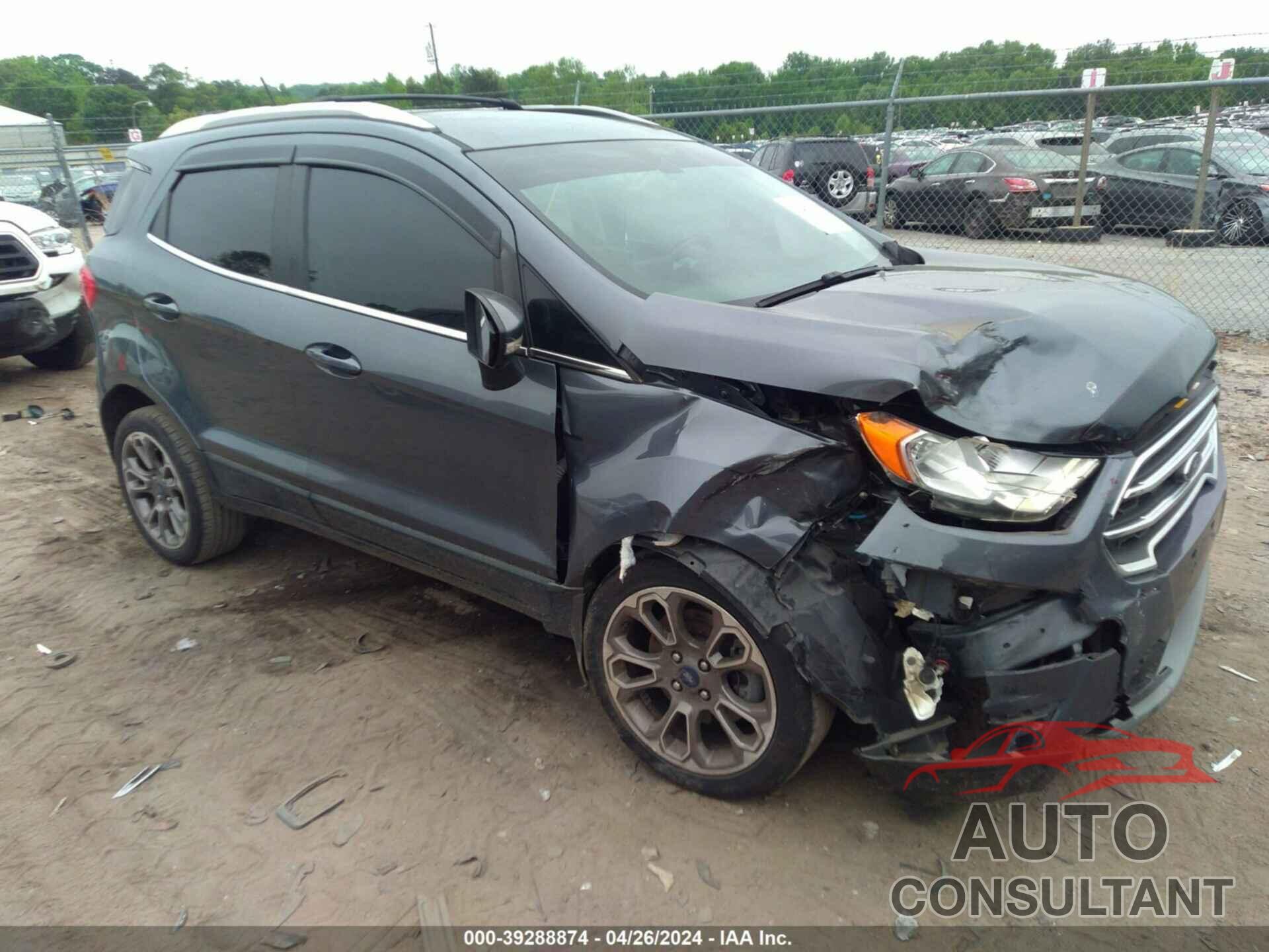 FORD ECOSPORT 2018 - MAJ3P1VE9JC162542