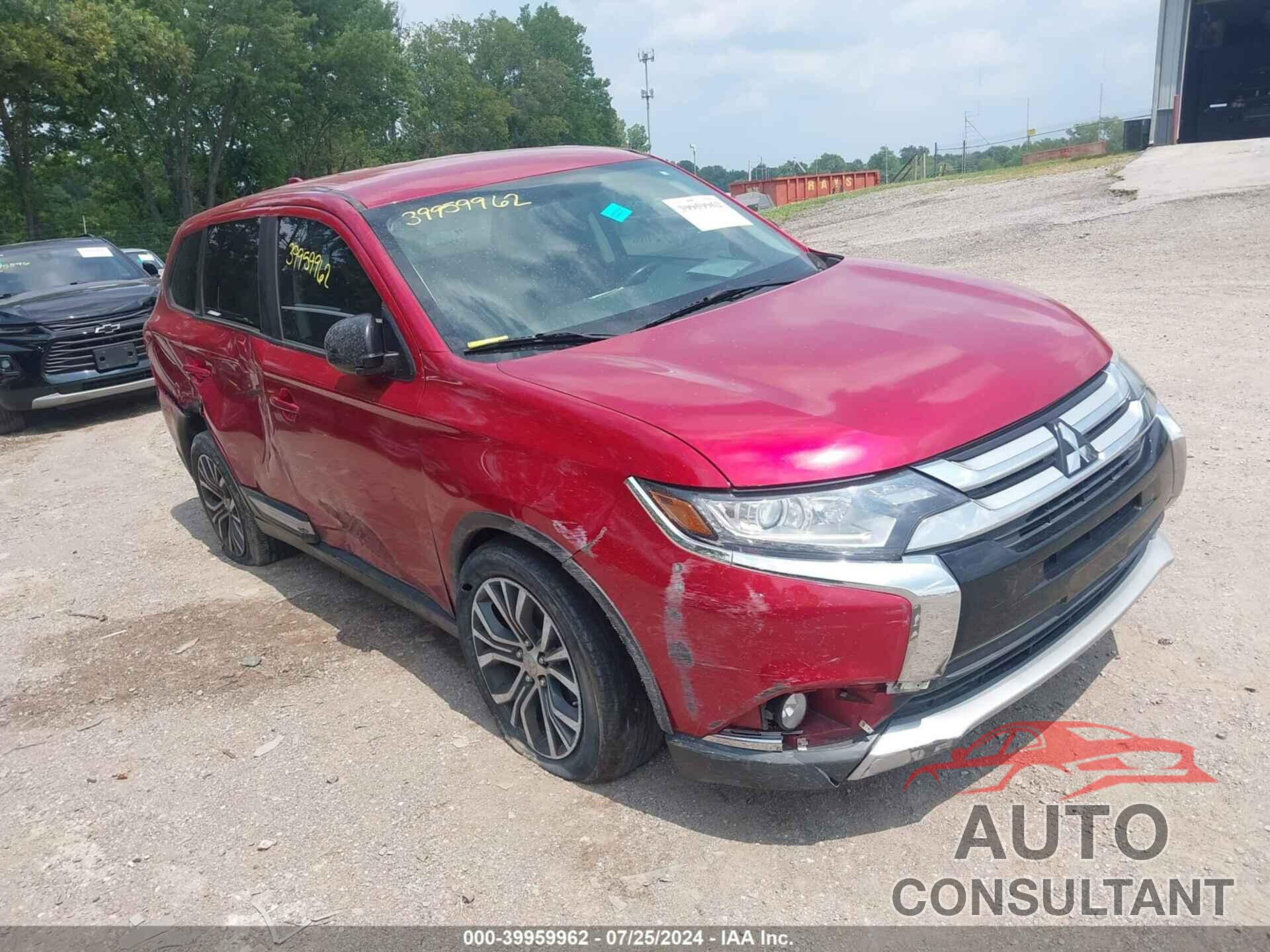 MITSUBISHI OUTLANDER 2017 - JA4AD2A36HZ052294