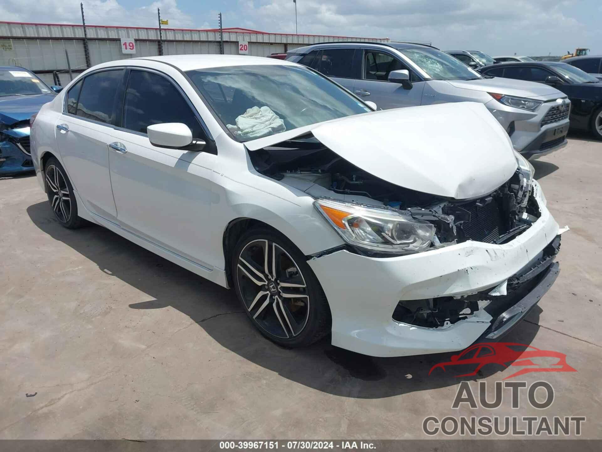 HONDA ACCORD 2016 - 1HGCR2F5XGA062870