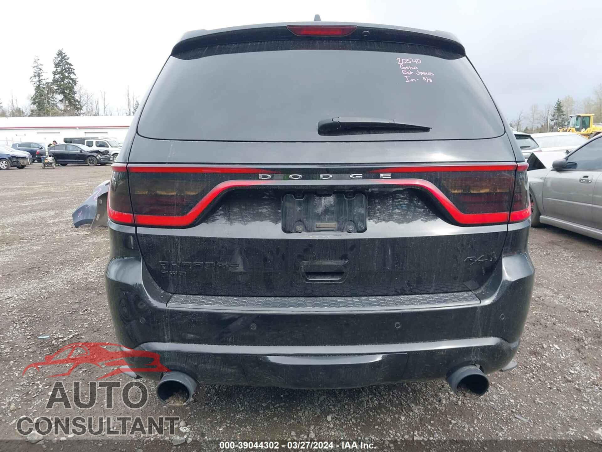 DODGE DURANGO 2017 - 1C4SDJCT4HC723191