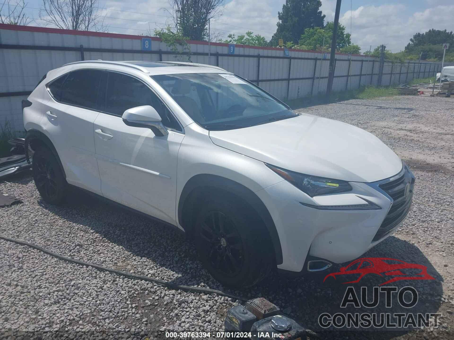 LEXUS NX 200T 2016 - JTJBARBZ2G2083142