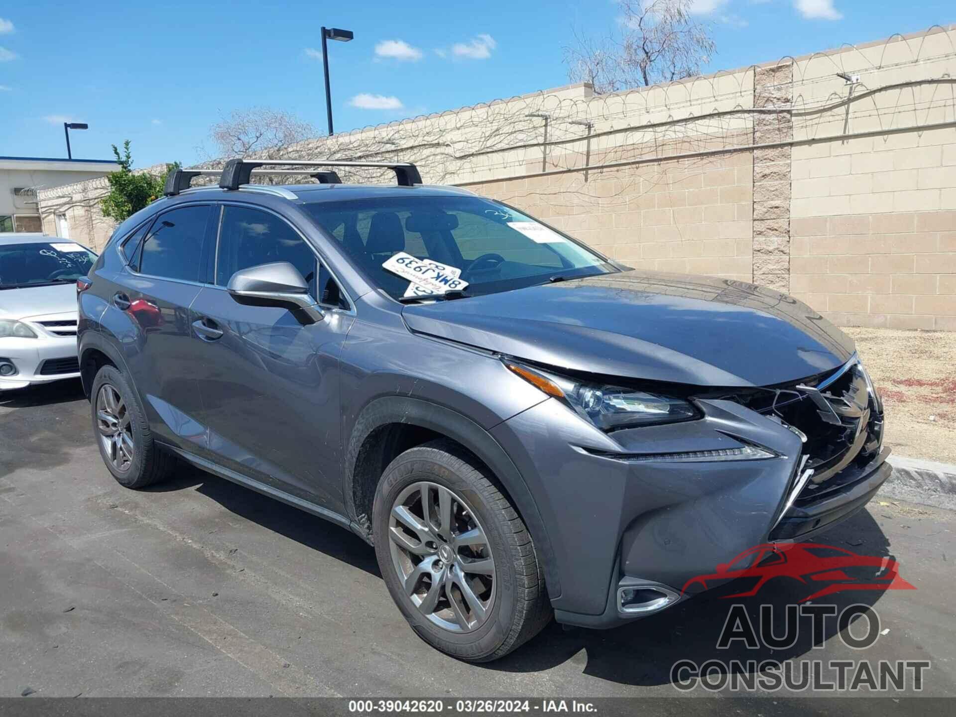 LEXUS NX 200T 2016 - JTJYARBZ5G2043034