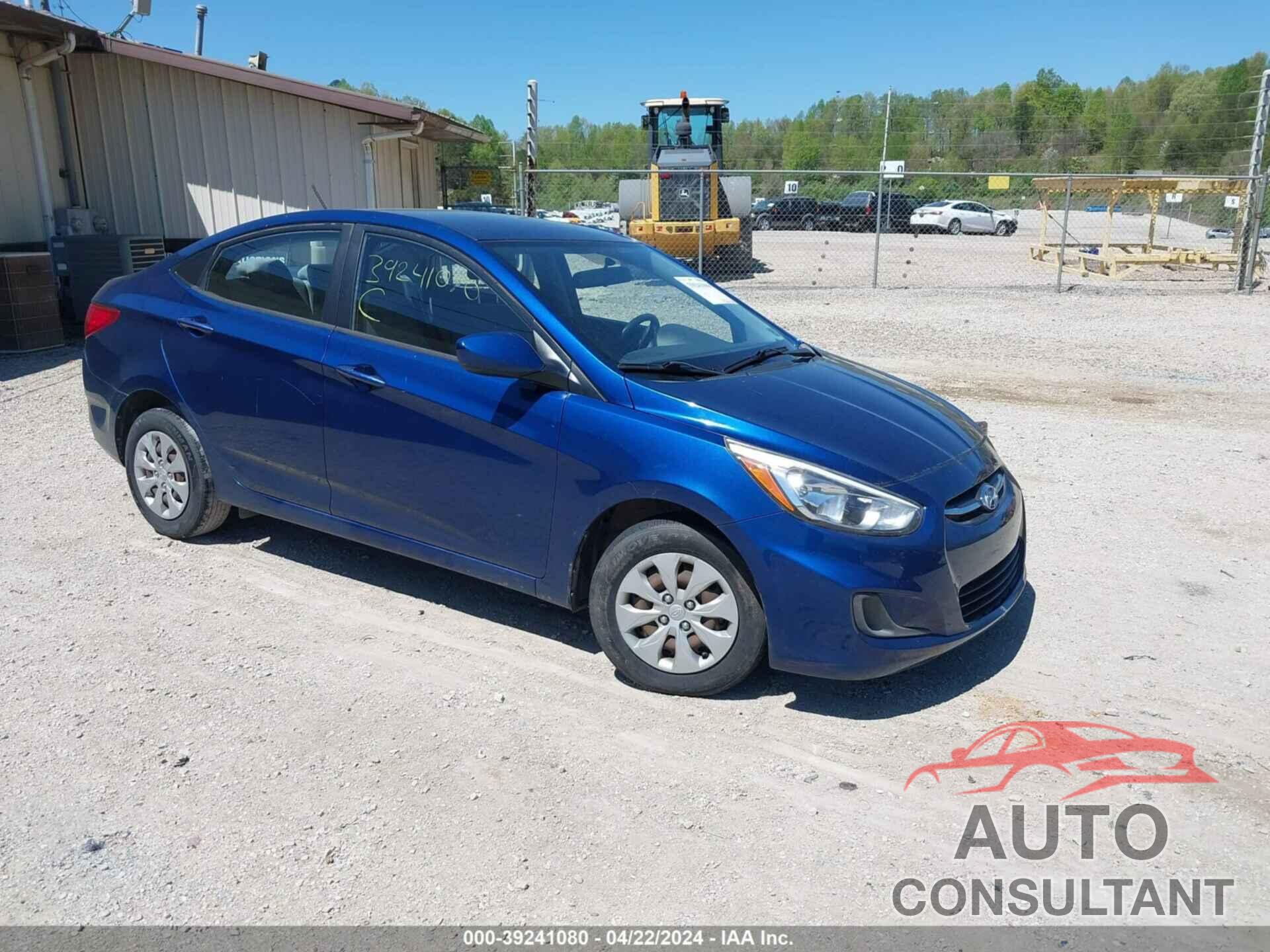 HYUNDAI ACCENT 2016 - KMHCT4AE5GU989997