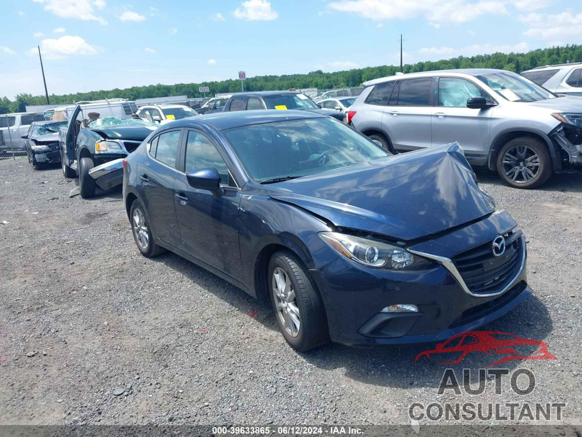 MAZDA MAZDA3 2016 - JM1BM1U74G1309114