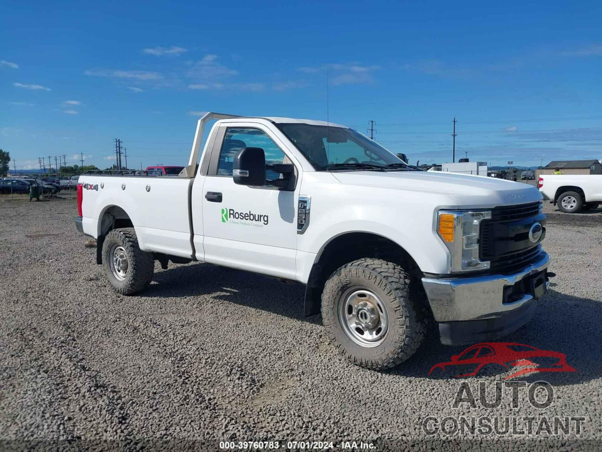 FORD F-250 2017 - 1FTBF2B6XHEC23763