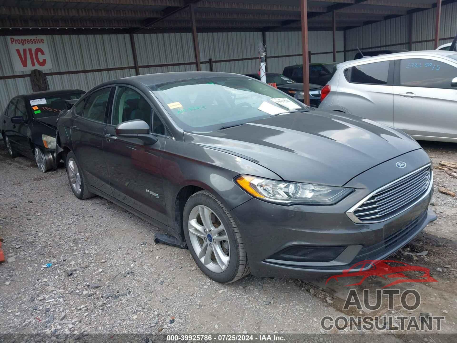 FORD FUSION HYBRID 2018 - 3FA6P0LU4JR131864