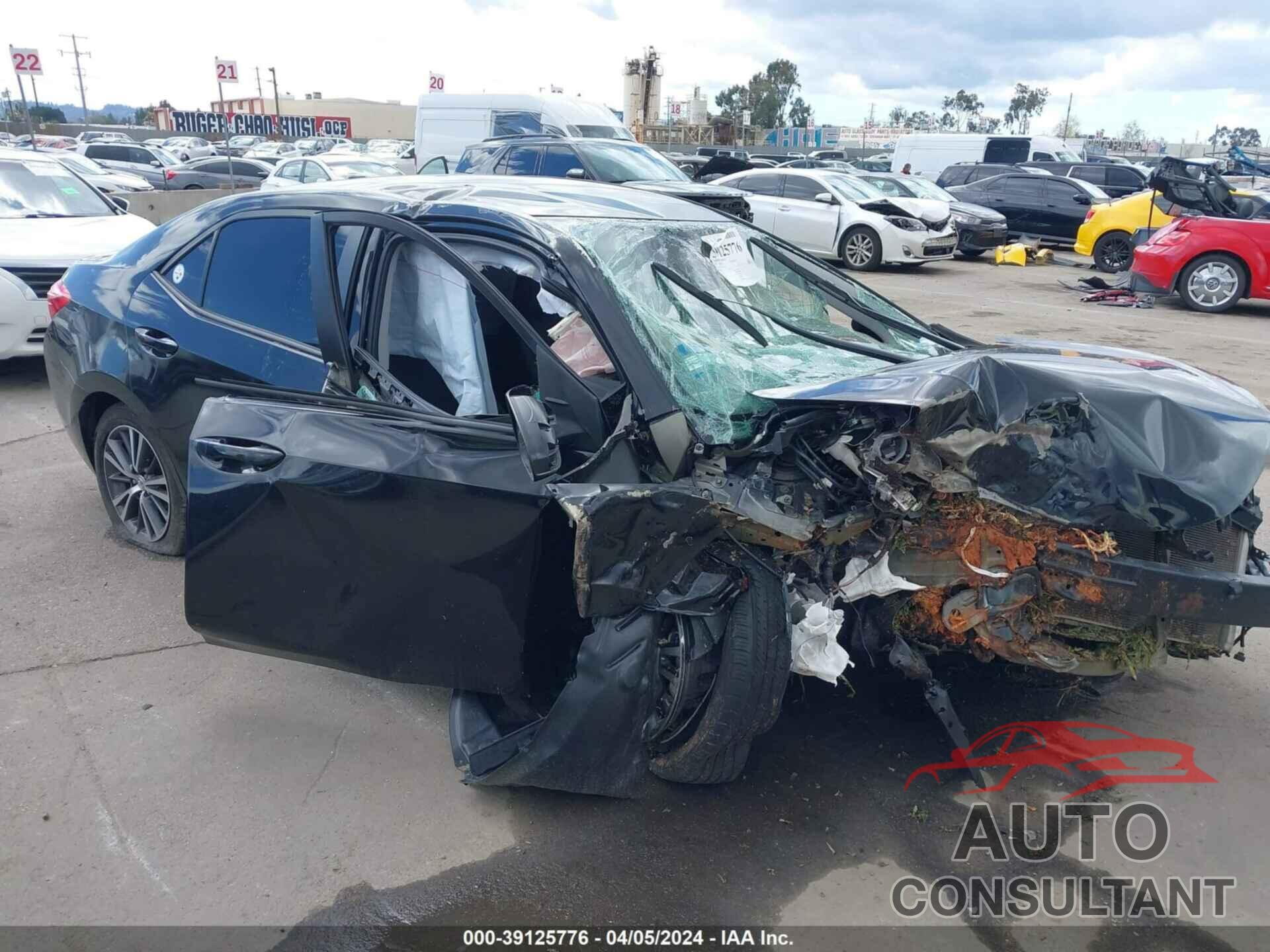 TOYOTA COROLLA 2017 - 5YFBURHEXHP575550
