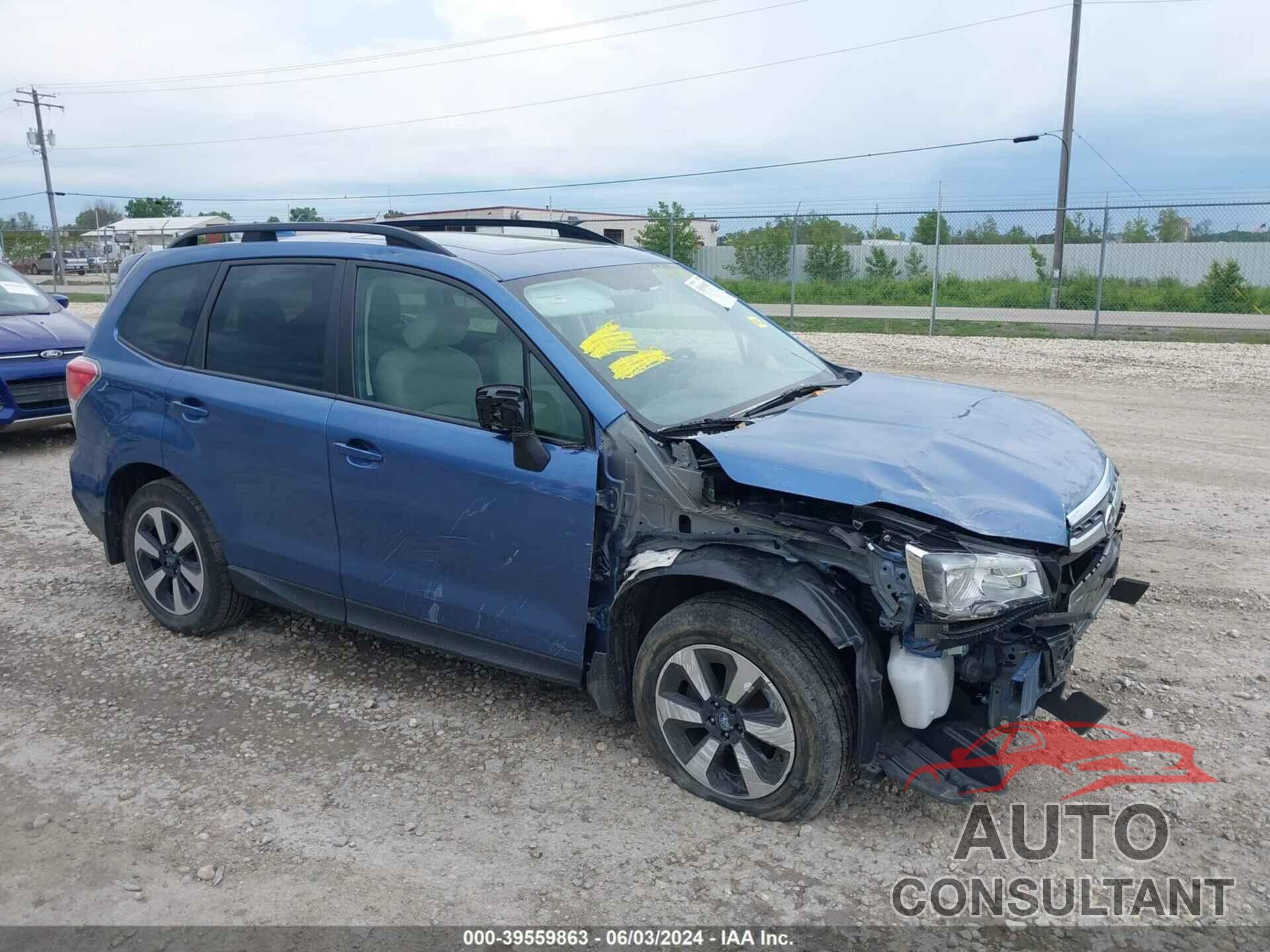 SUBARU FORESTER 2018 - JF2SJAEC2JH534278