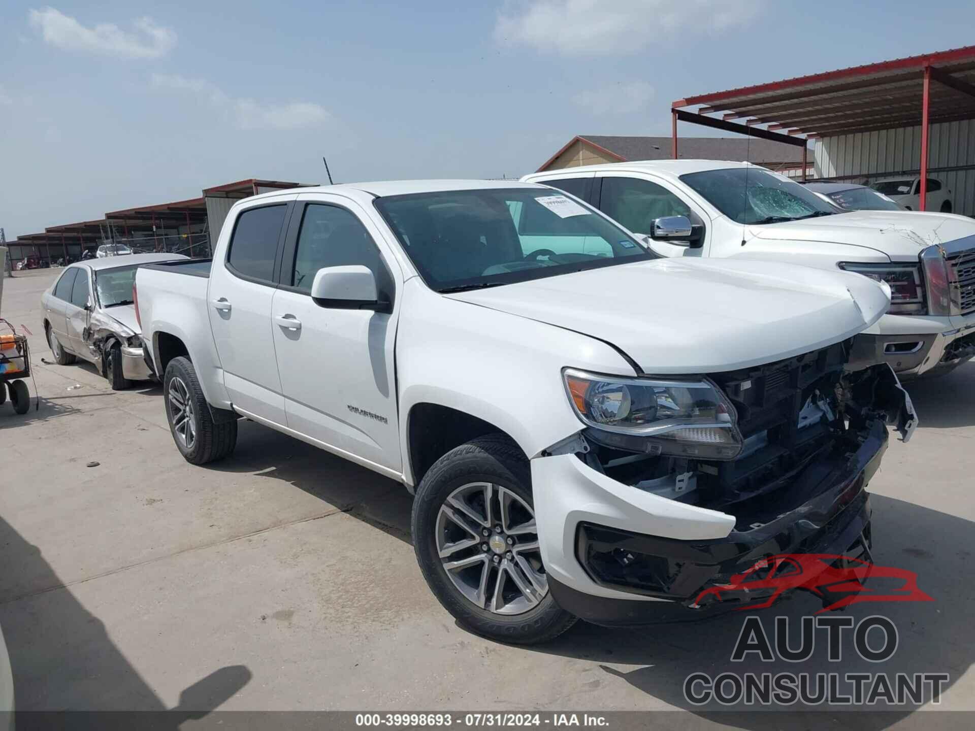 CHEVROLET COLORADO 2021 - 1GCGSBEA8M1272138