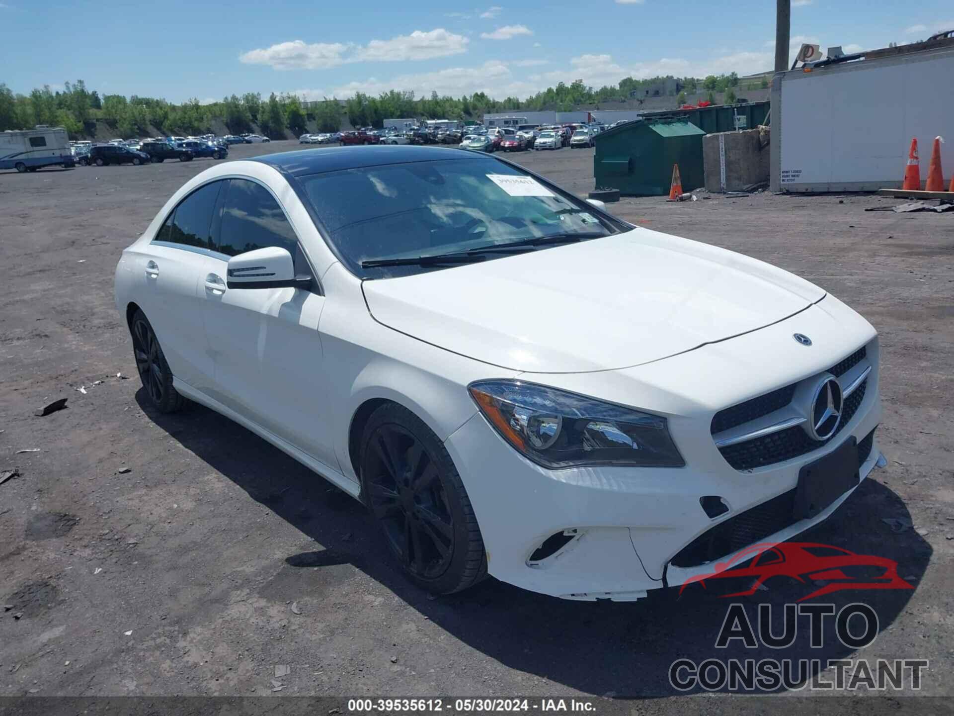 MERCEDES-BENZ CLA 250 2018 - WDDSJ4GB7JN693227