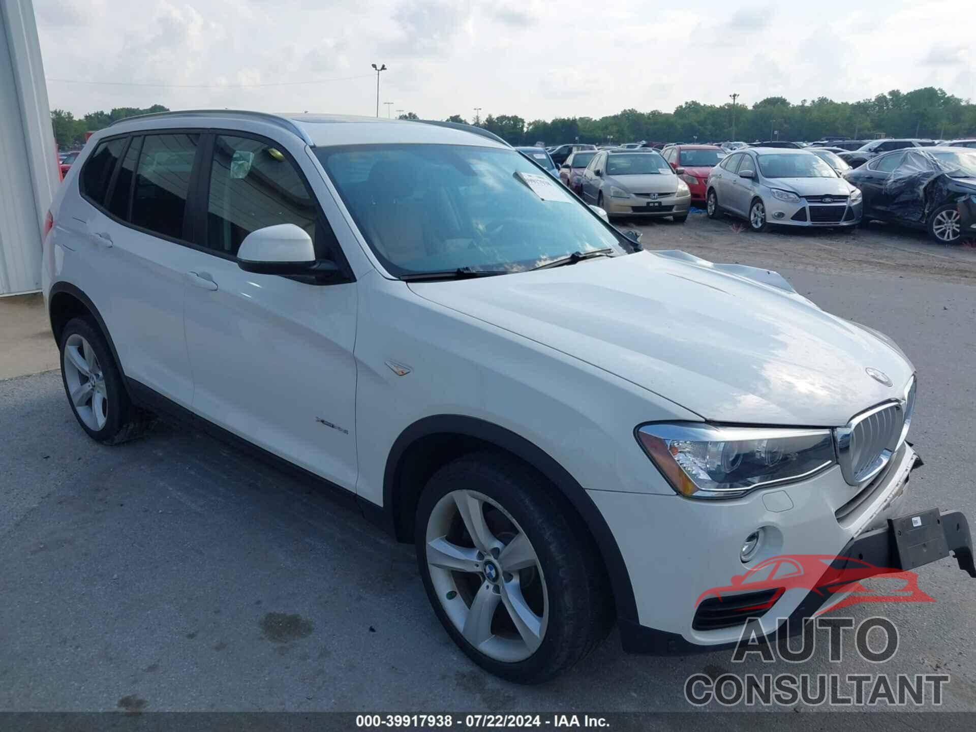 BMW X3 2017 - 5UXWX9C35H0W78916