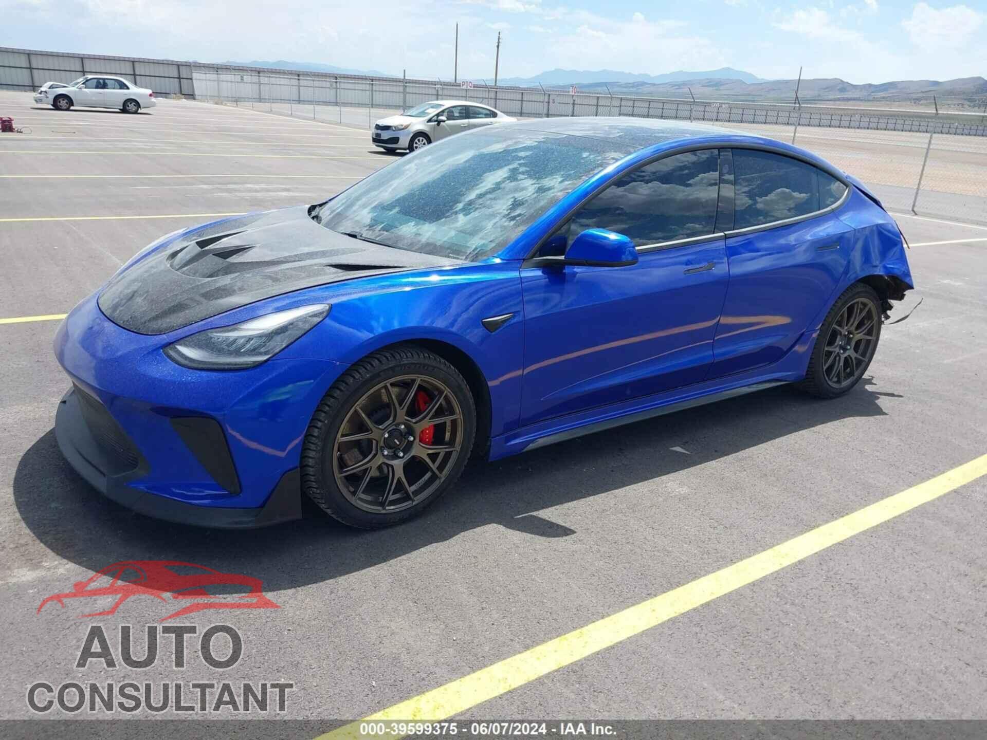 TESLA MODEL 3 2019 - 5YJ3E1EB9KF393340