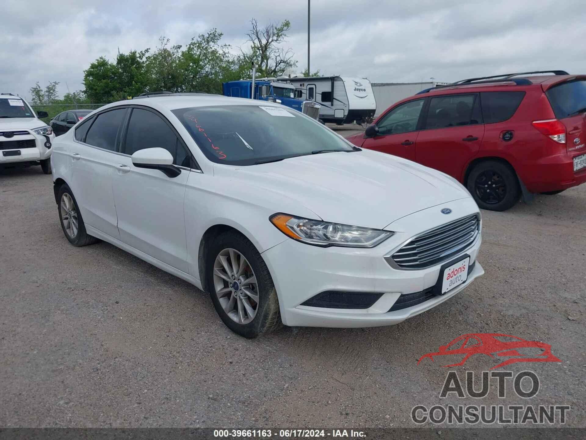 FORD FUSION 2017 - 3FA6P0G72HR163078