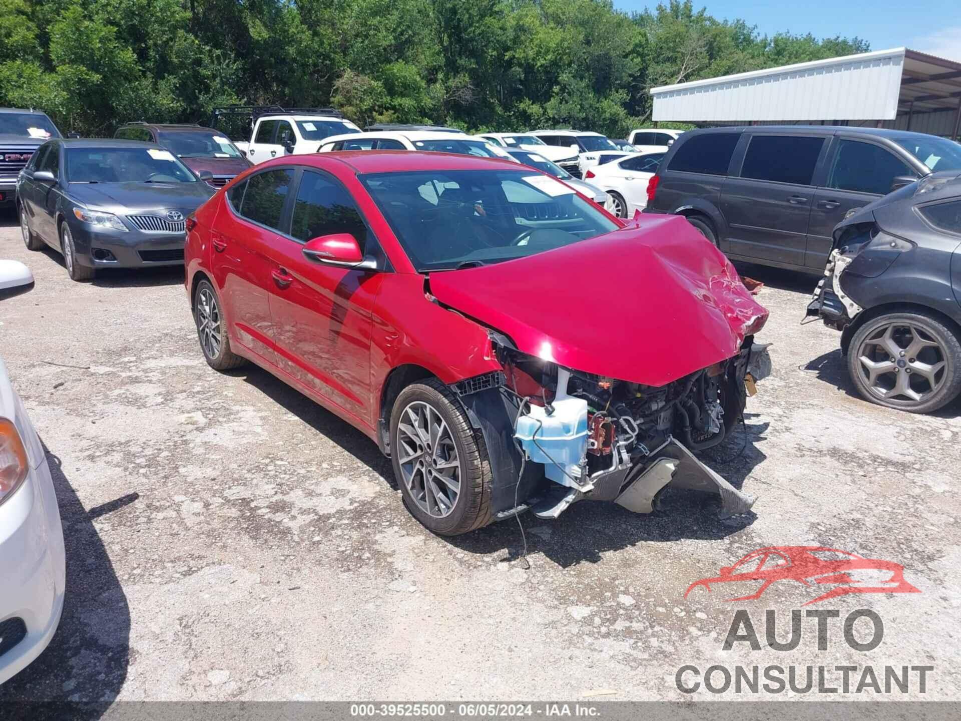 HYUNDAI ELANTRA 2019 - 5NPD84LF7KH488869