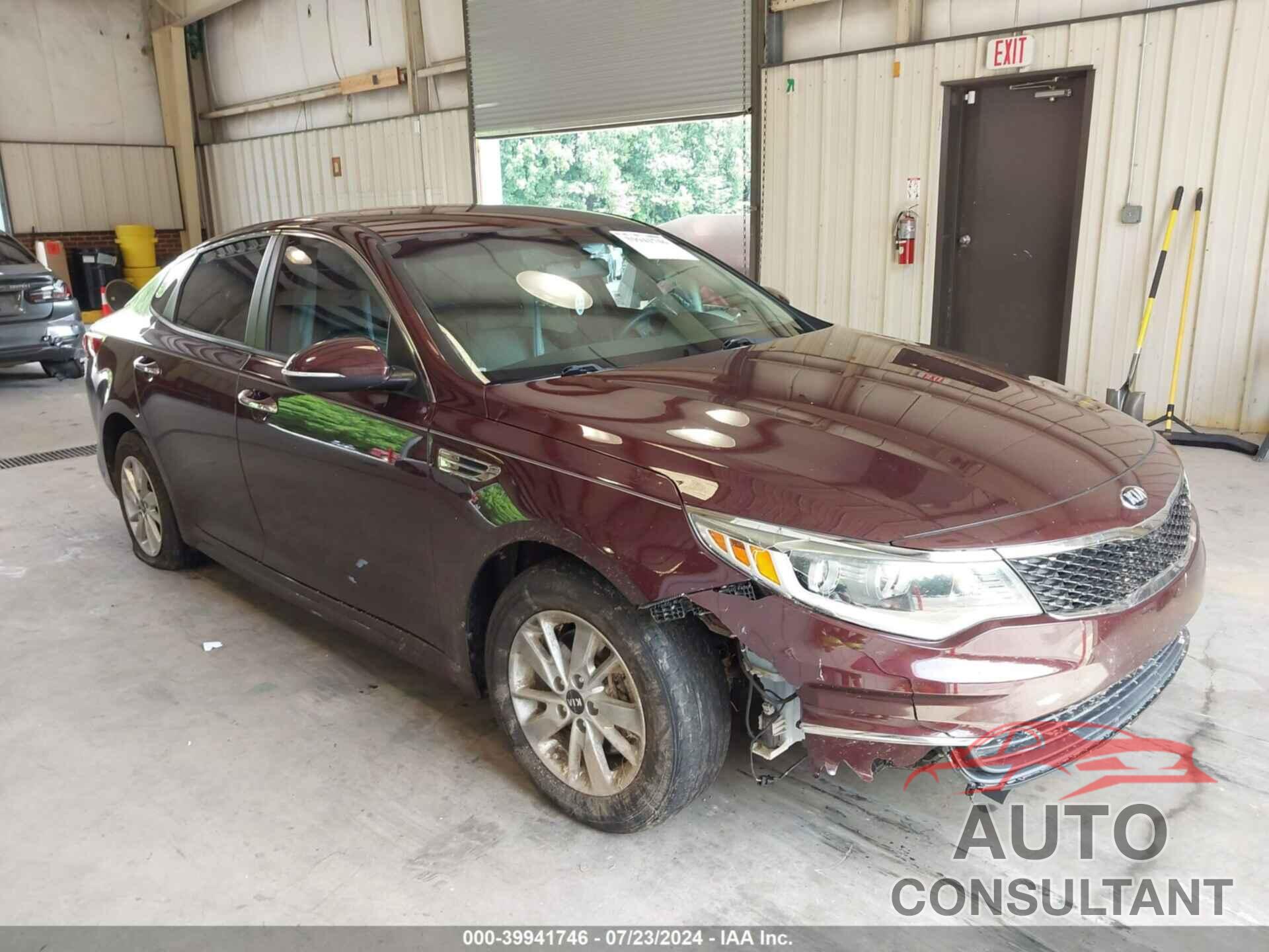KIA OPTIMA 2018 - 5XXGT4L31JG180706