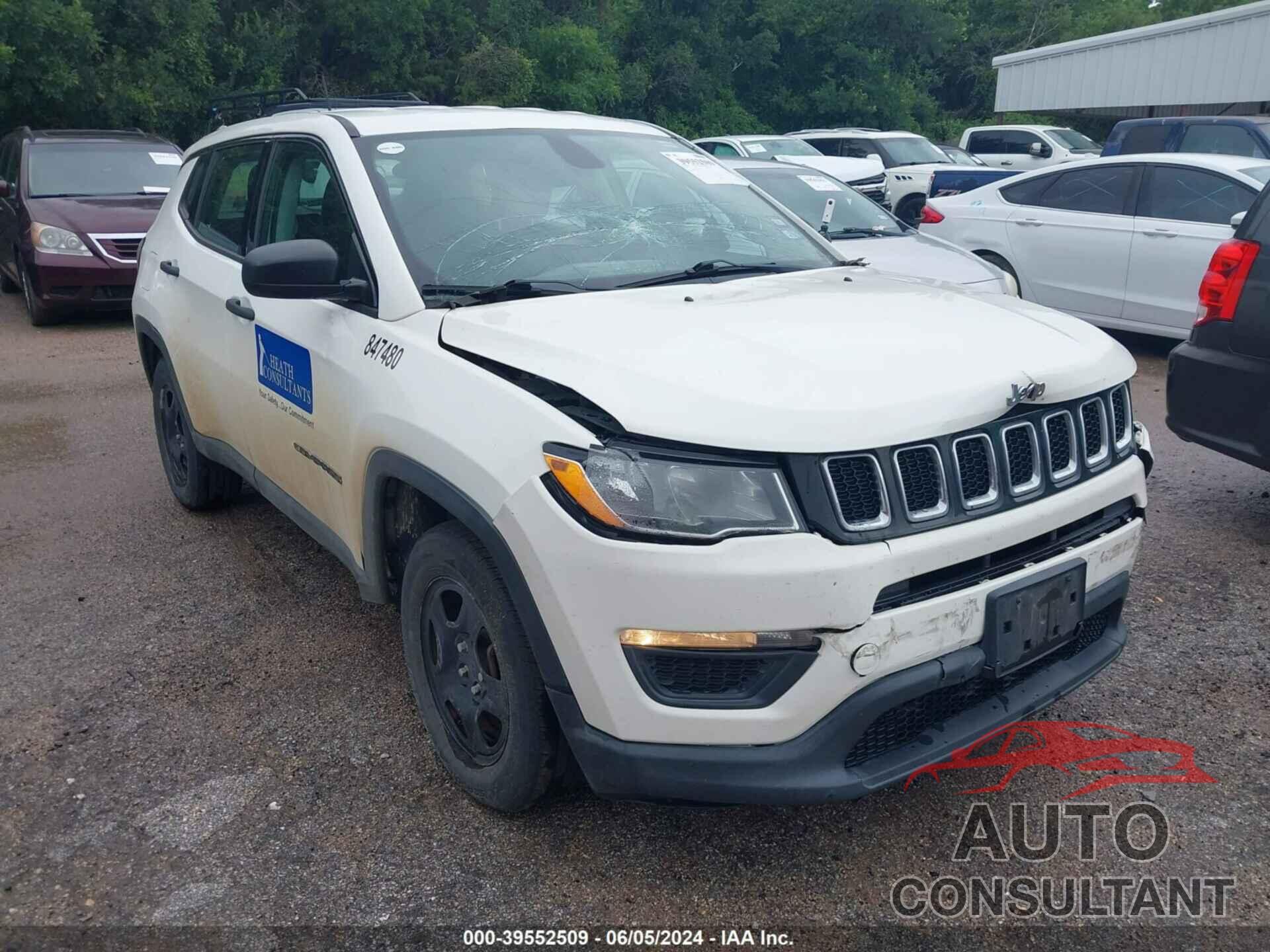 JEEP COMPASS 2018 - 3C4NJCAB7JT326886