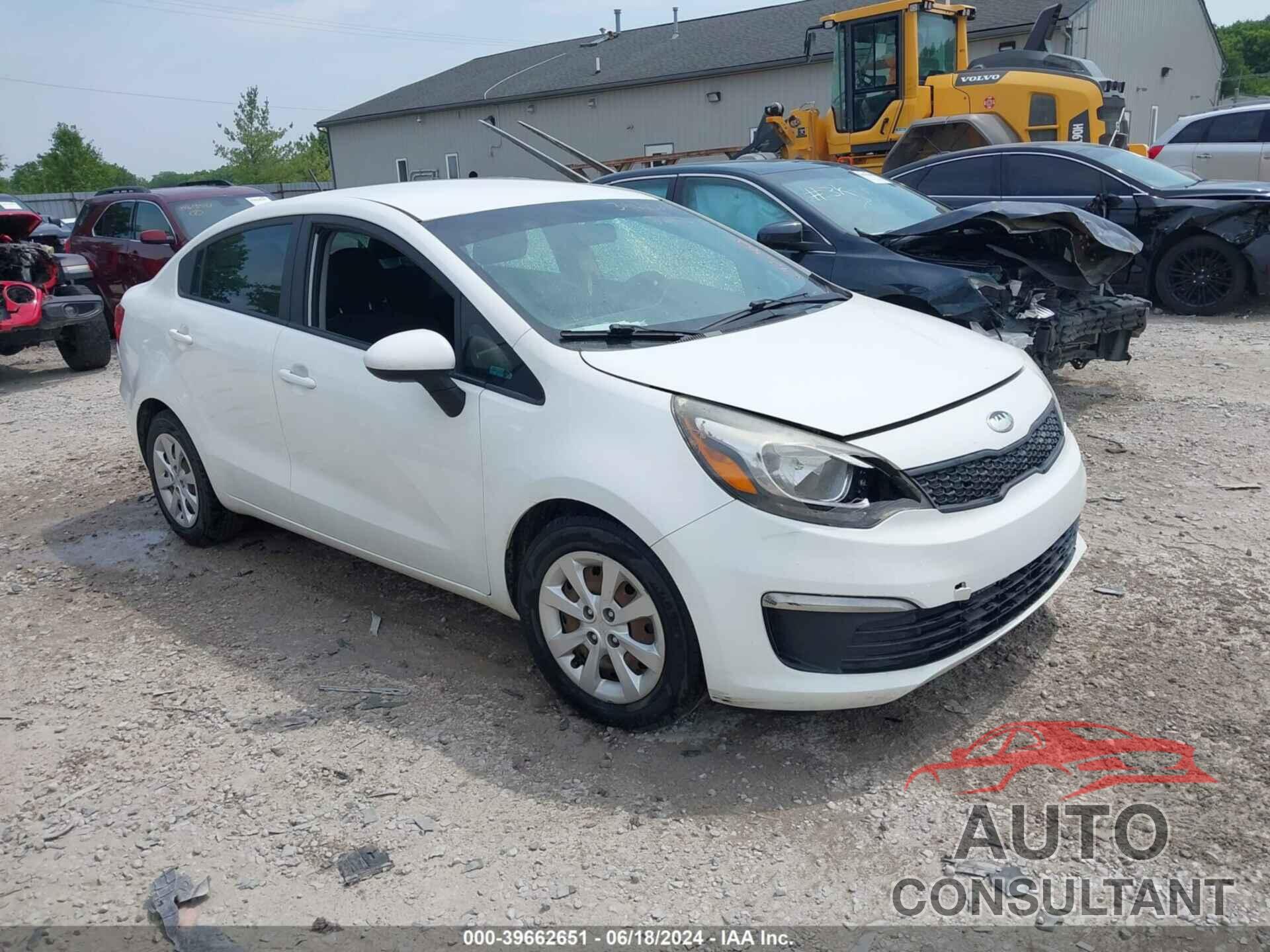 KIA RIO 2017 - KNADM4A3XH6012068